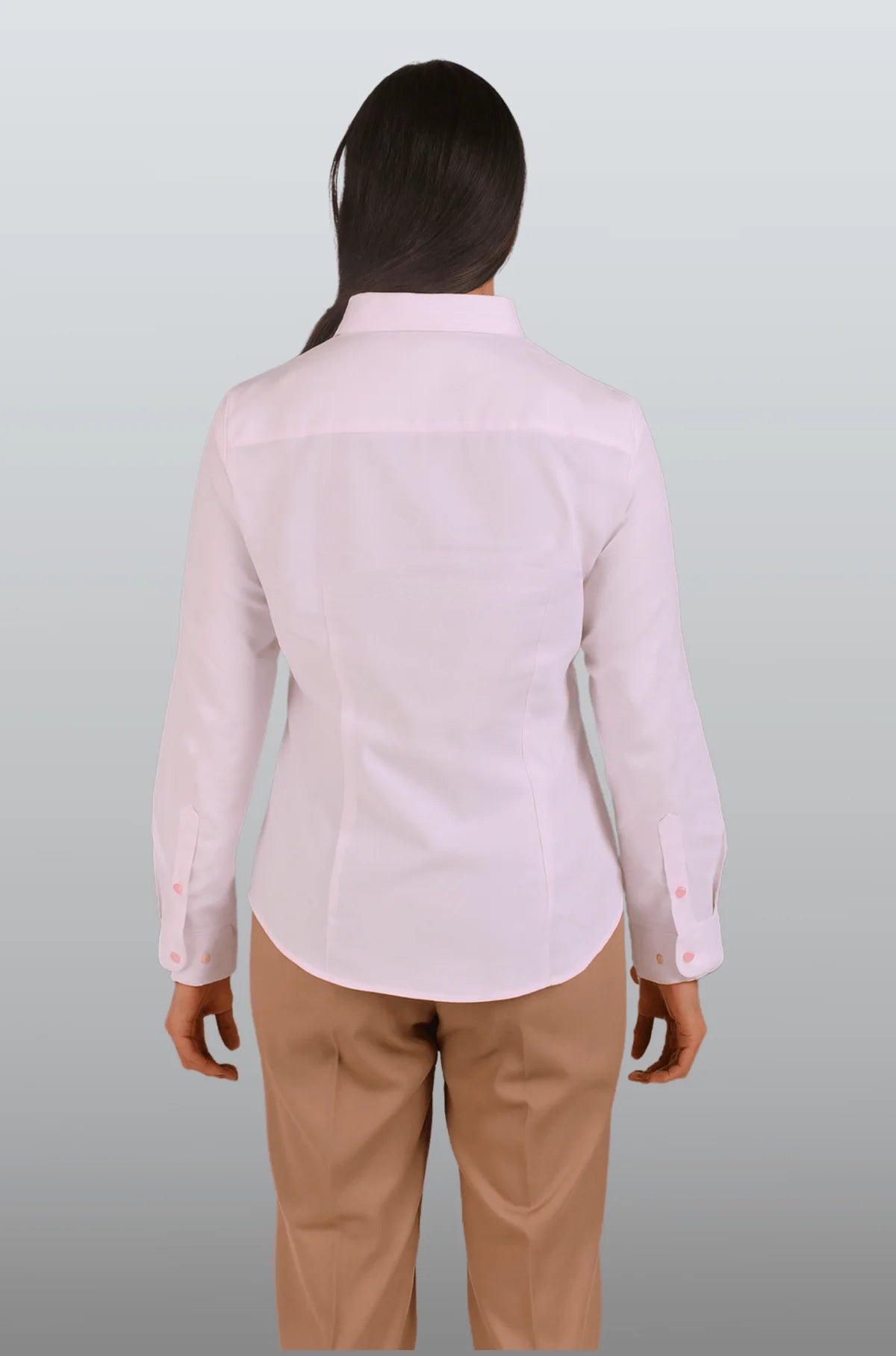 CAMISA BÁSICA MANGA LARGA MONCLOVA MUJER #Color_Rosa