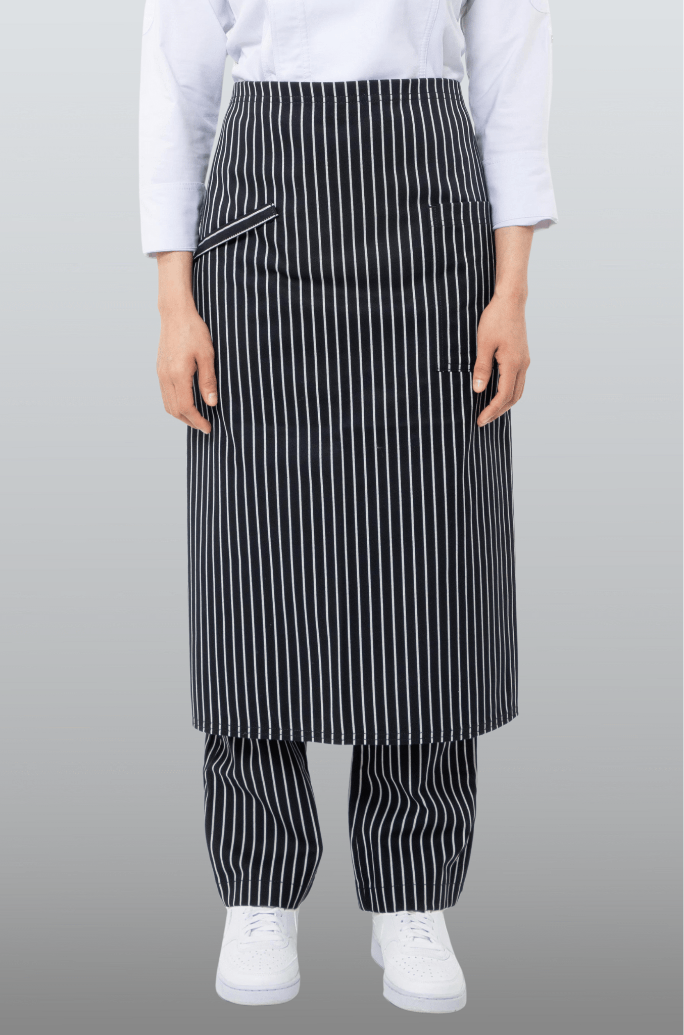 MEDIO MANDIL DE MESERO MONTEVIDEO #Color_Rayado