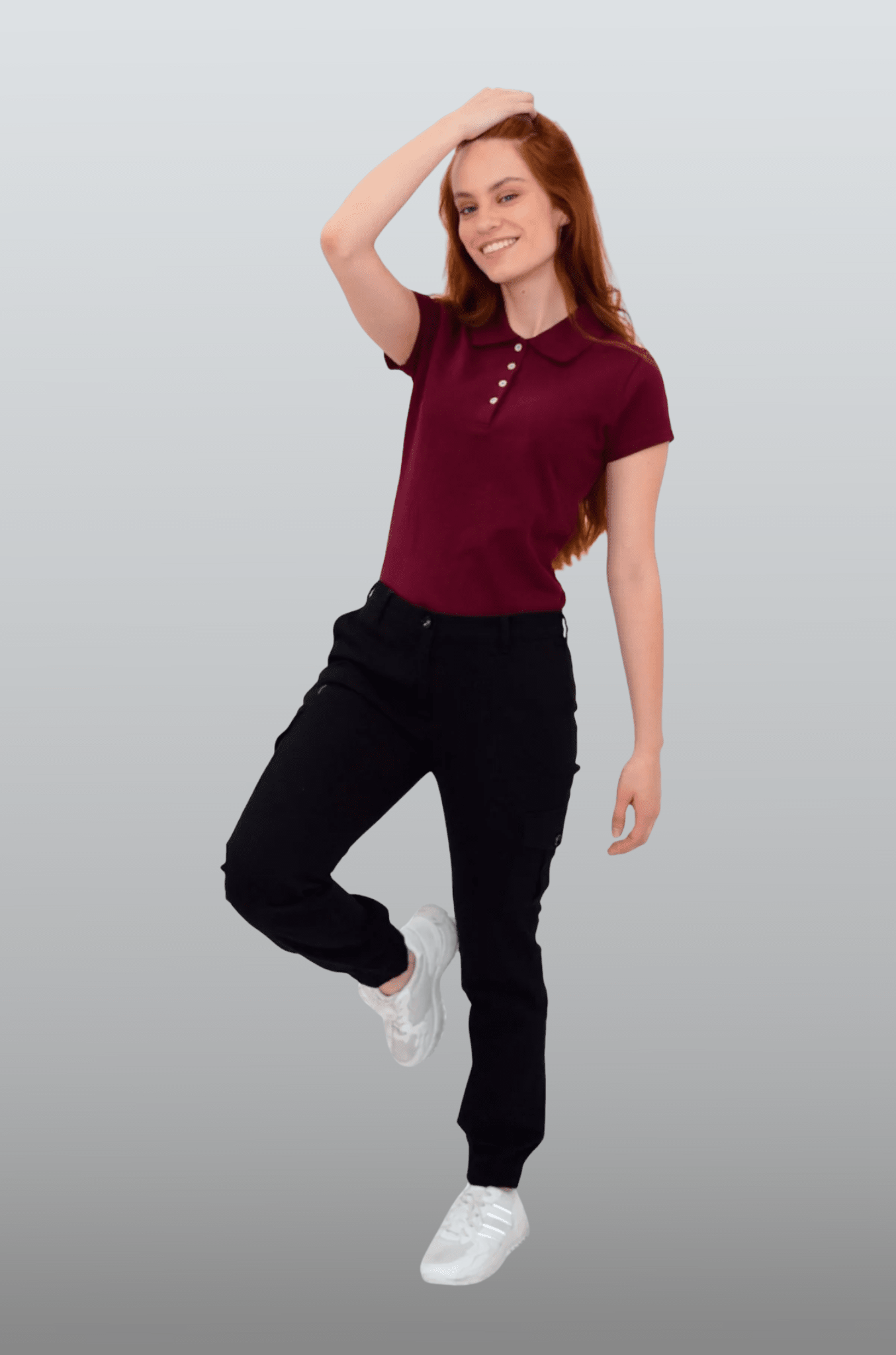 PLAYERA TIPO POLO ESTAMBUL MUJER #Color_Vino