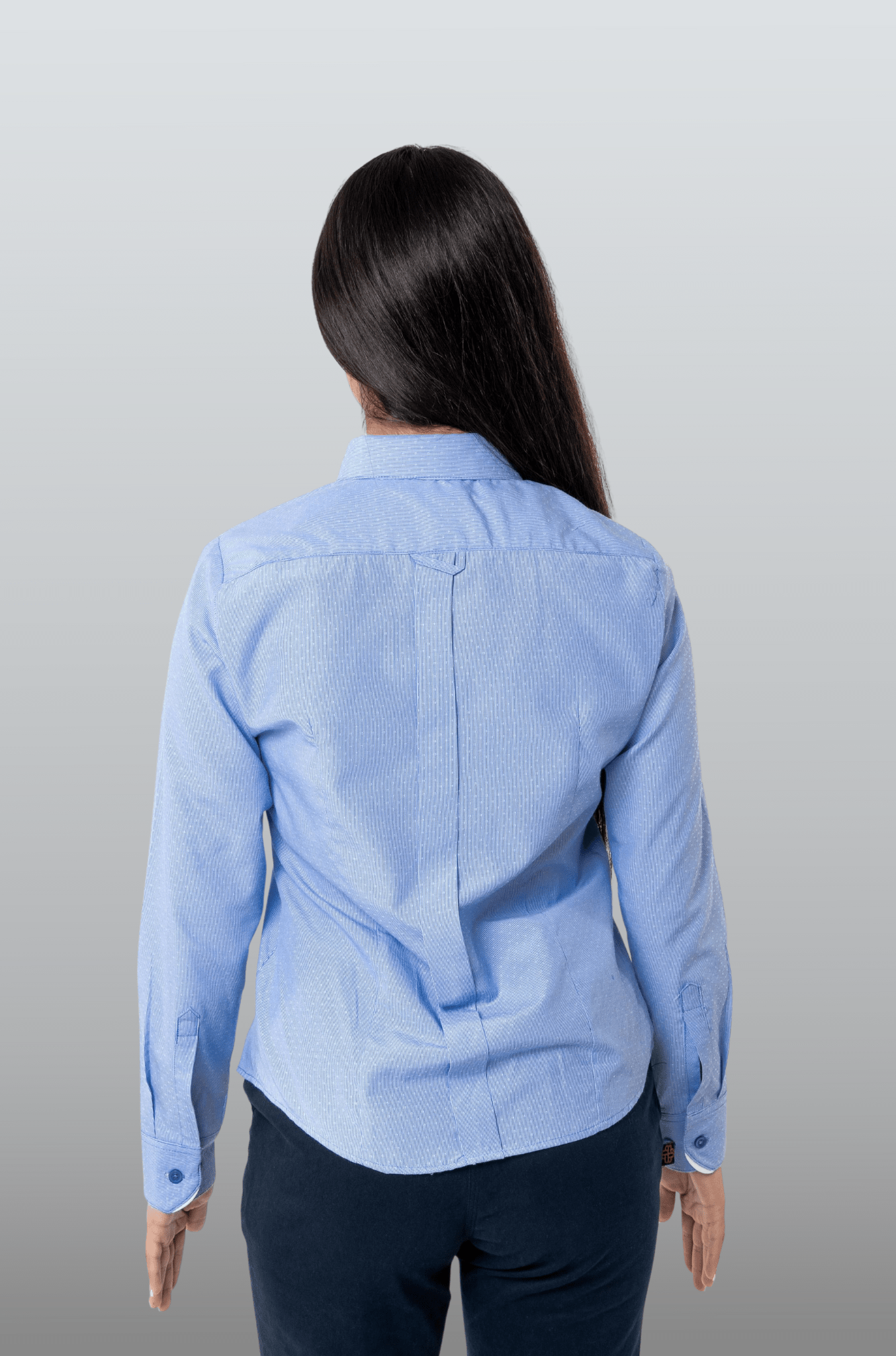CAMISA EJECUTIVA SLIM FIT GINEBRA MUJER #Color_Azul