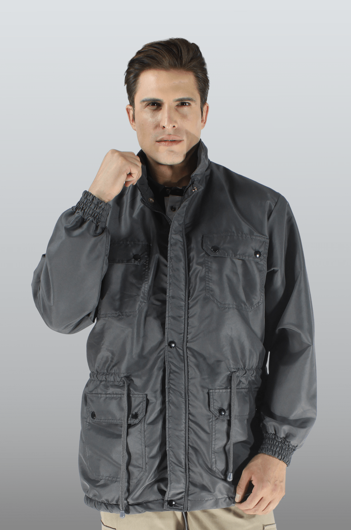 CAZADORA ISLANDIA COLOR GRIS