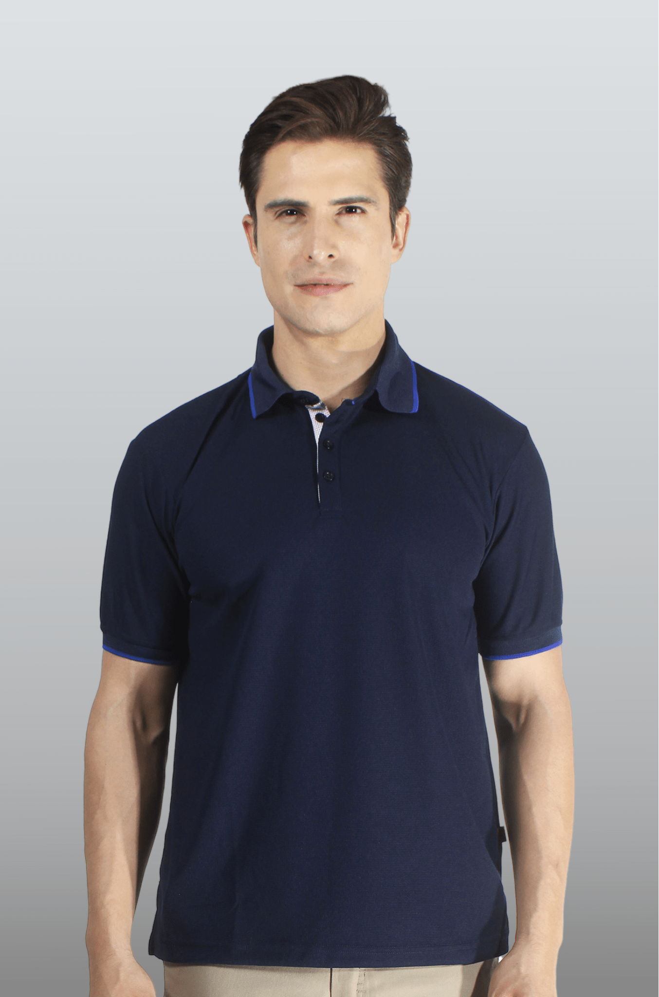 PLAYERA POLO DRY FIT ÁMSTERDAM HOMBRE #Color_Azul Marino