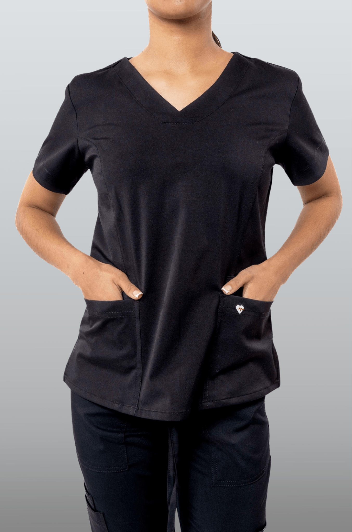 FILIPINA MÉDICA PARA SCRUB CAMBRIDGE MUJER #Color_Negro