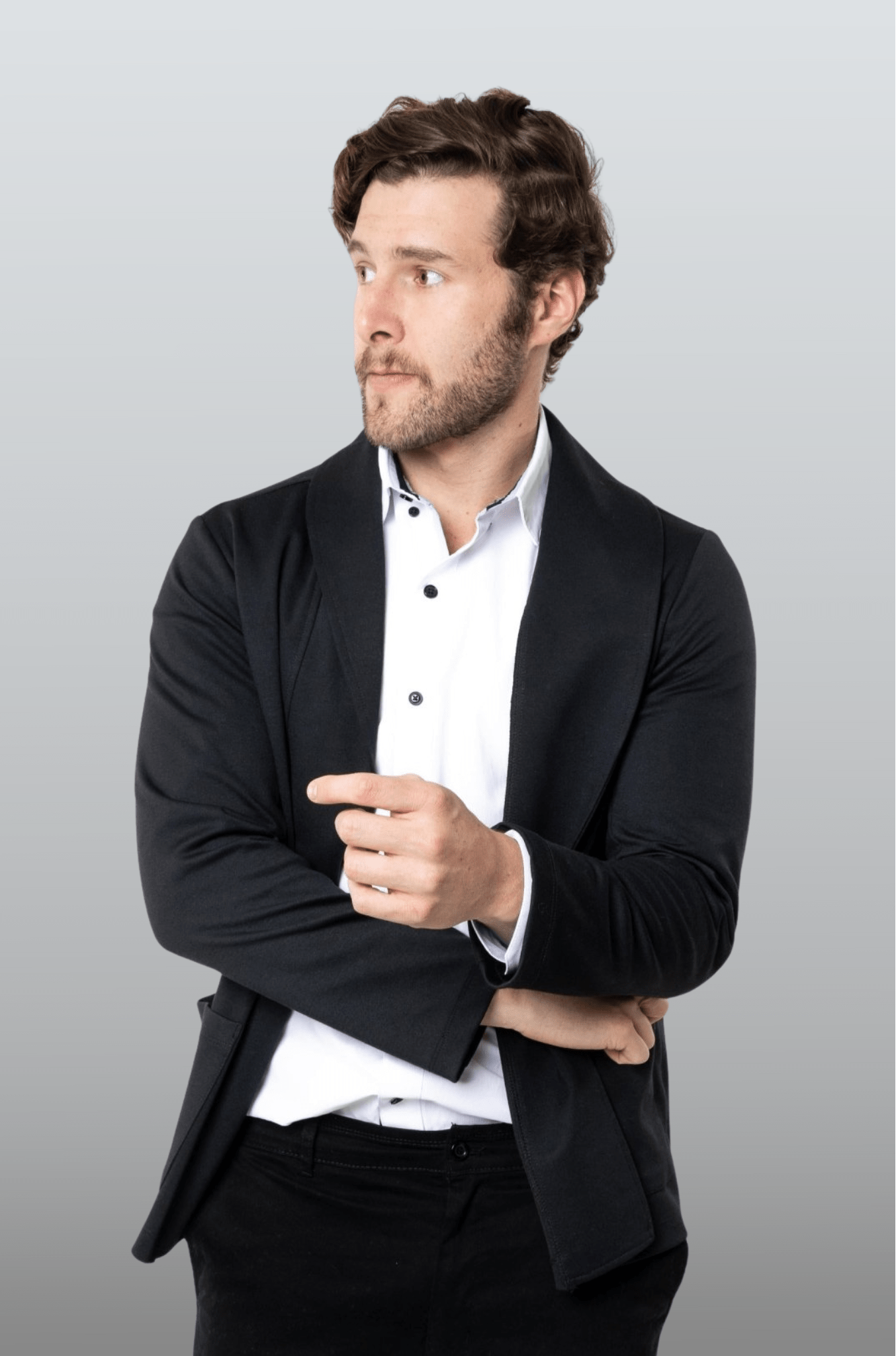 SACO TIPO BLAZER HOUSTON HOMBRE #Color_Negro