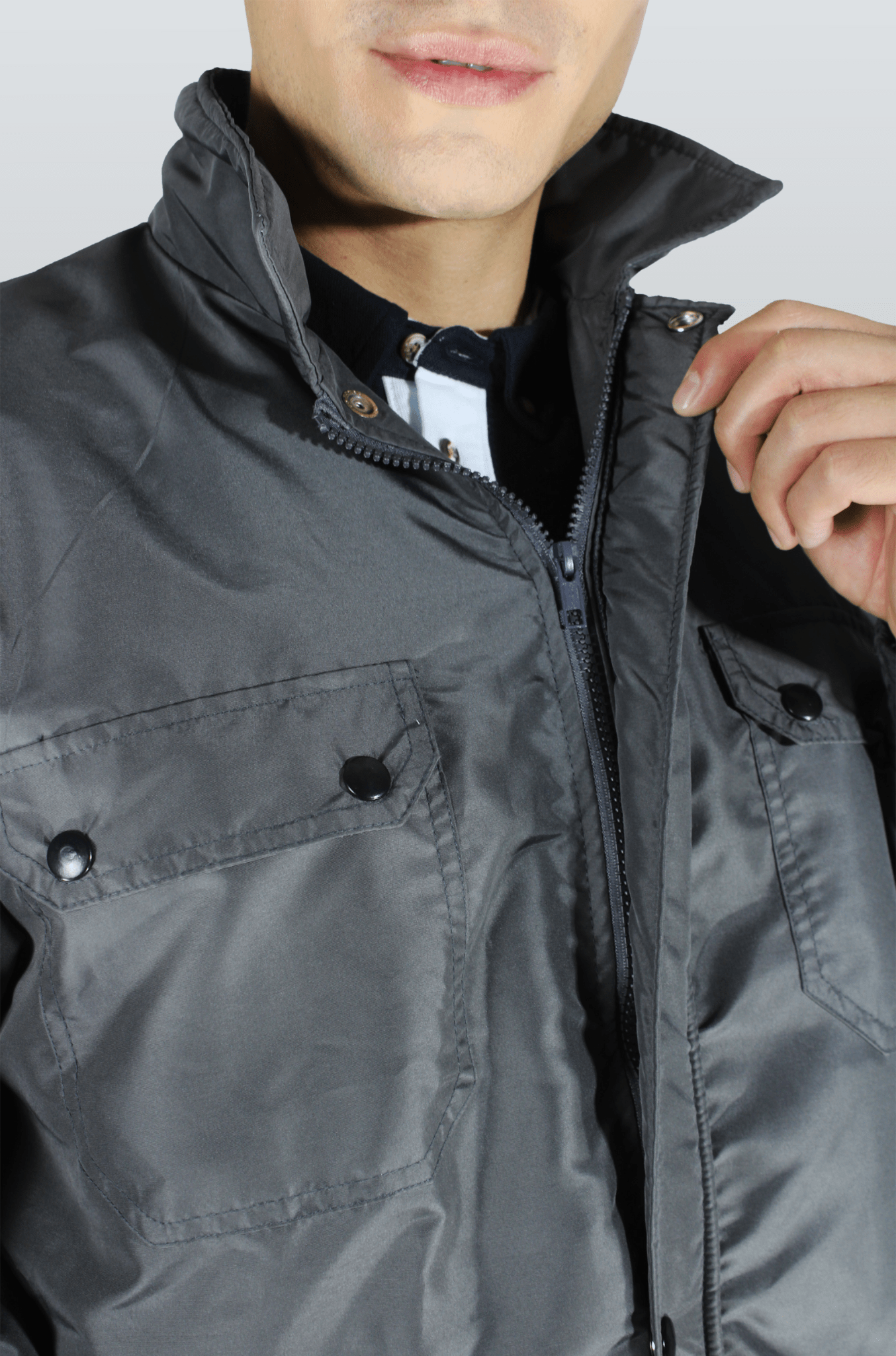 CAZADORA ISLANDIA COLOR GRIS