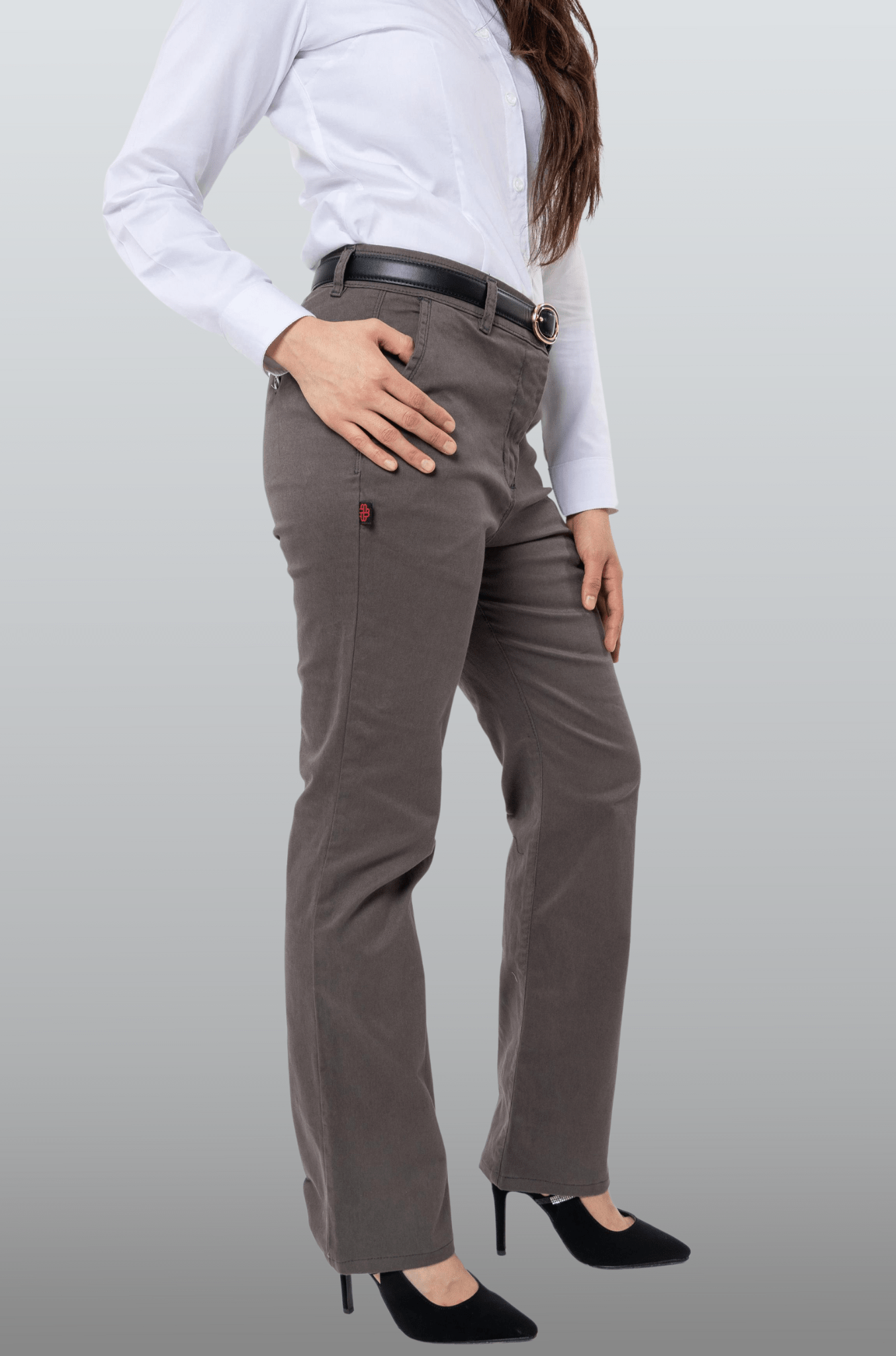 PANTALÓN CASUAL DETROIT MUJER #Color_Gris