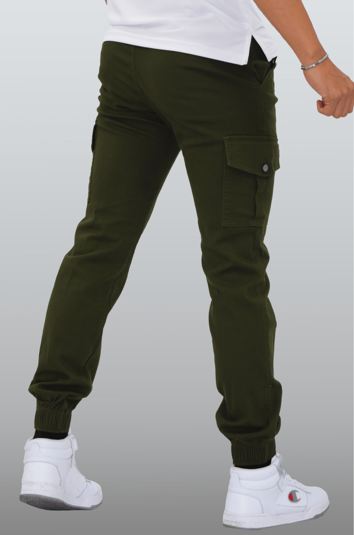 PANTALÓN CARGO JOGGER LORETO HOMBRE #Color_Verde