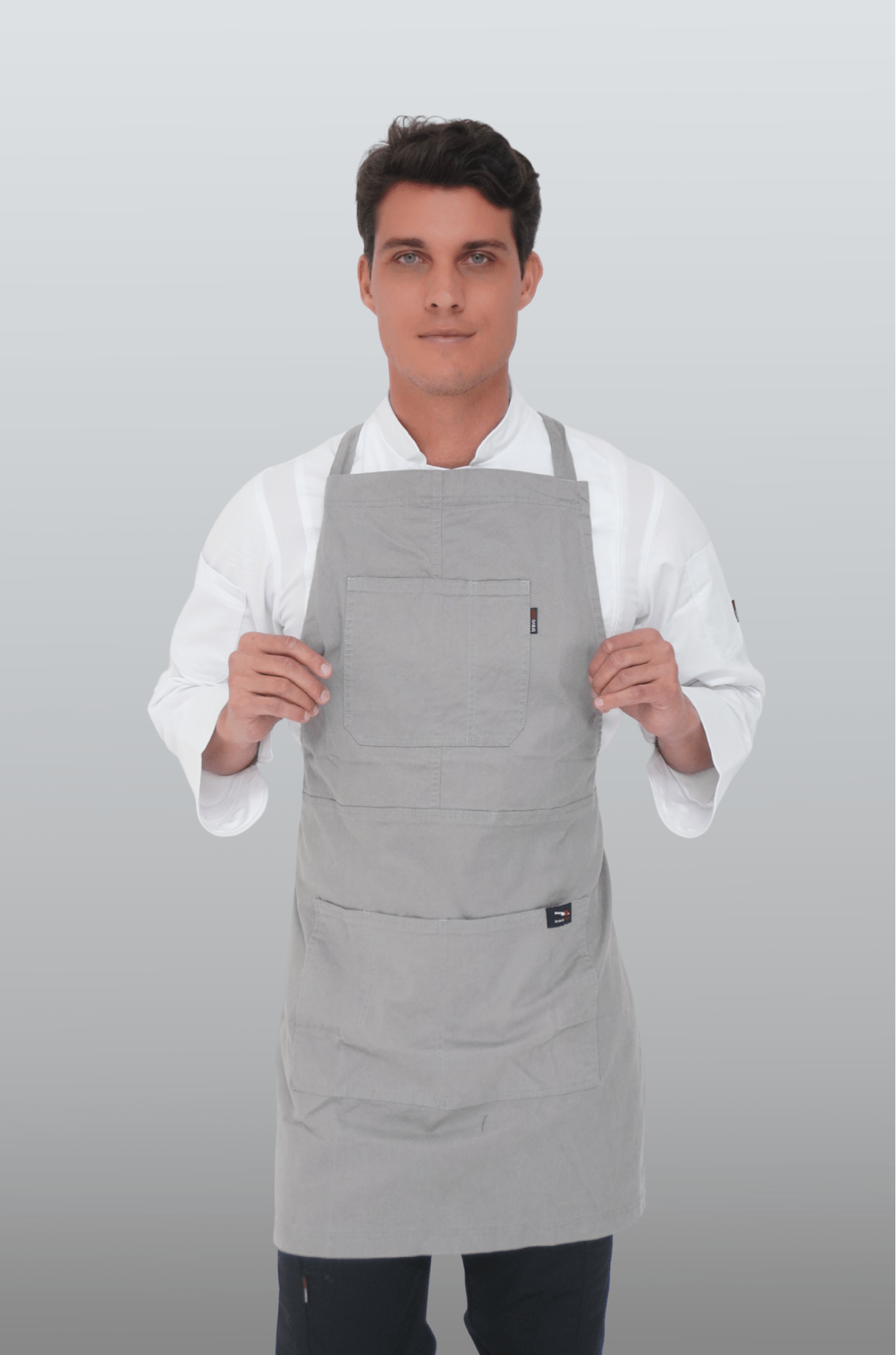 MANDIL TOSCANA UNISEX #Color_Gris