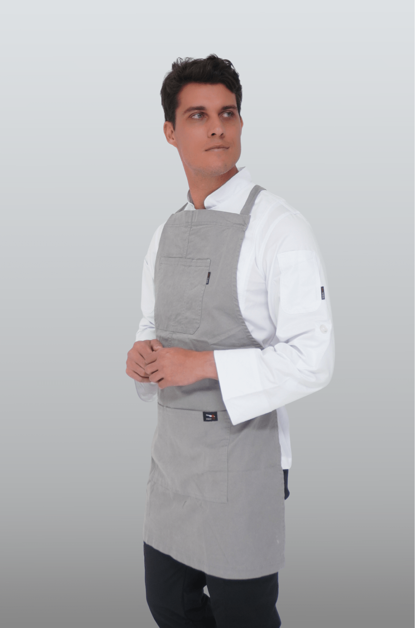 MANDIL TOSCANA UNISEX #Color_Gris