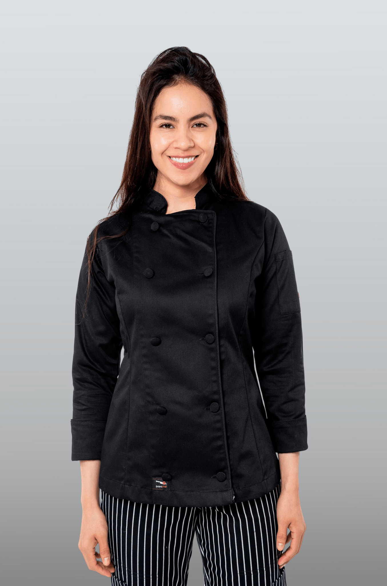 FILIPINA CHEF CORTE REGULAR VENECIA MUJER #Color_Negro