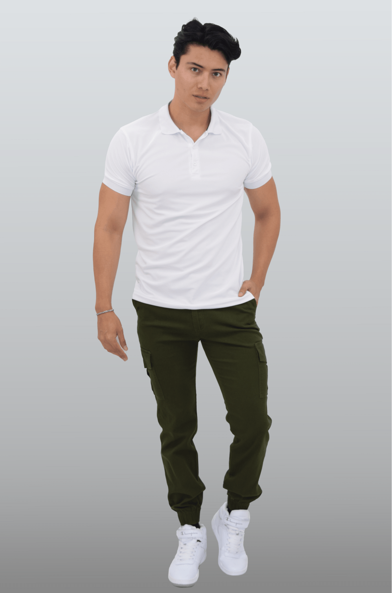 PANTALÓN CARGO JOGGER LORETO HOMBRE #Color_Verde