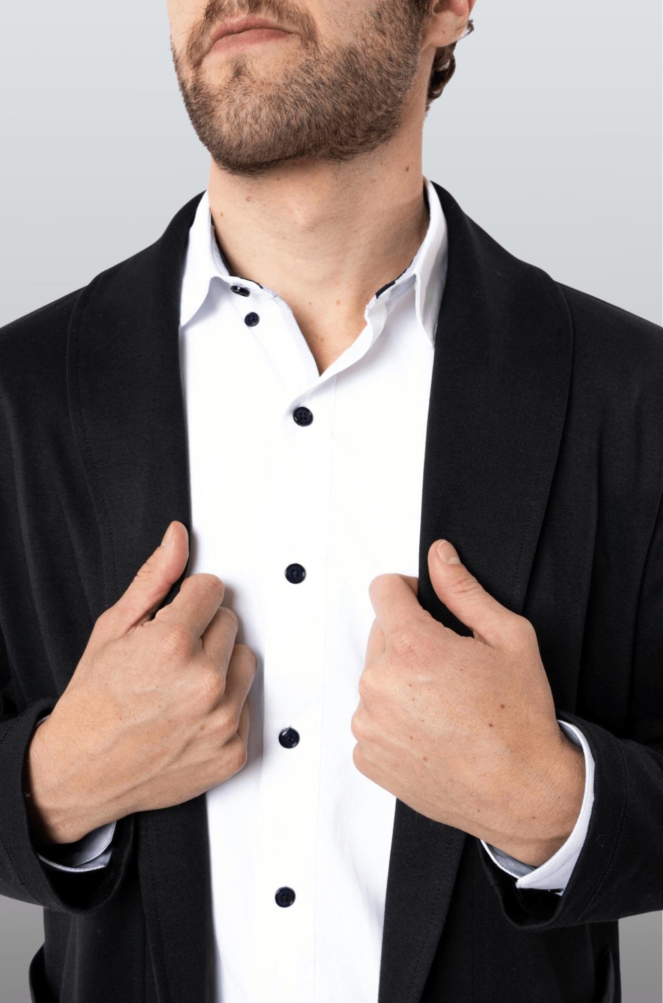 SACO TIPO BLAZER HOUSTON HOMBRE #Color_Negro
