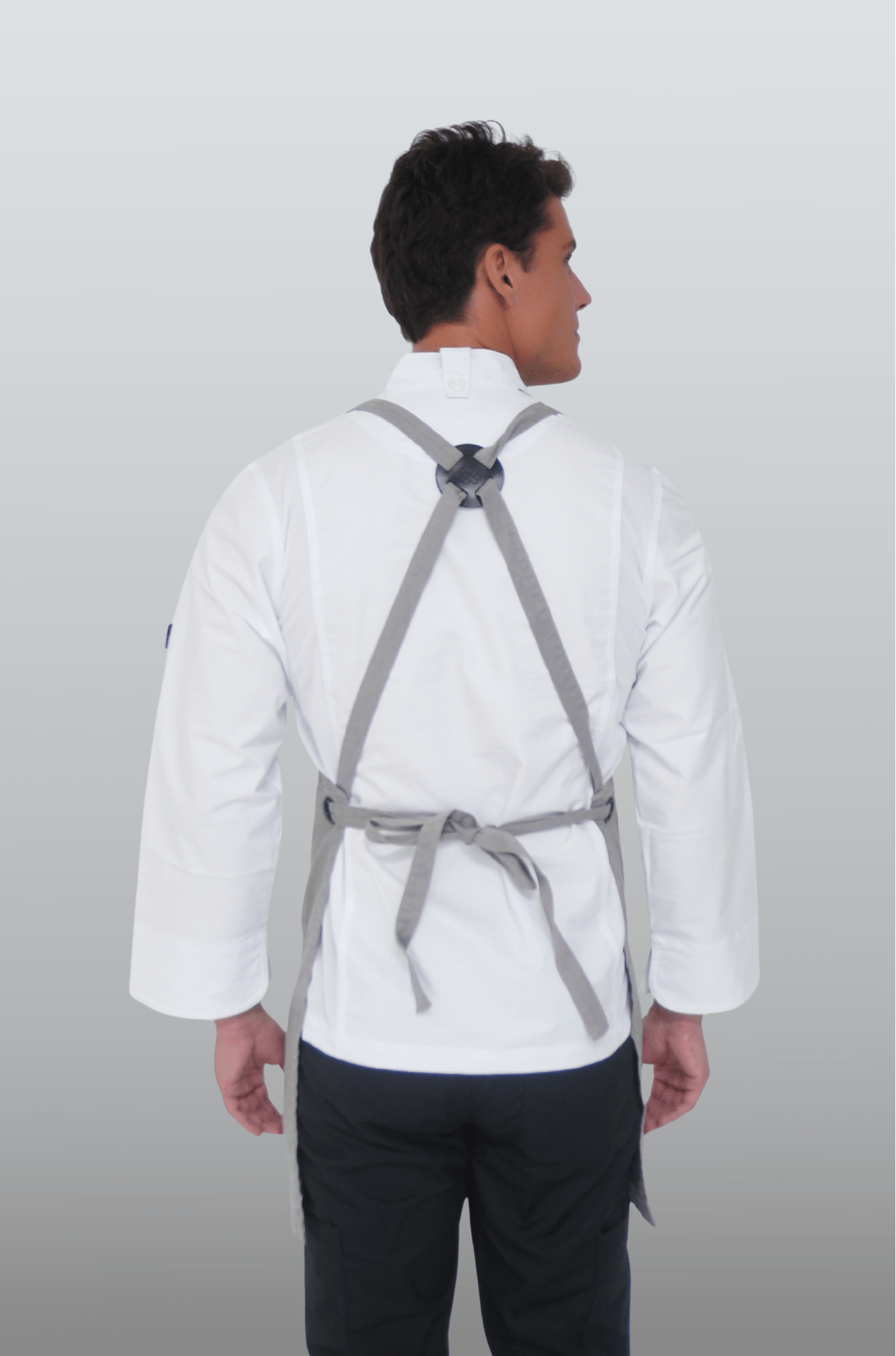 MANDIL TOSCANA UNISEX #Color_Gris