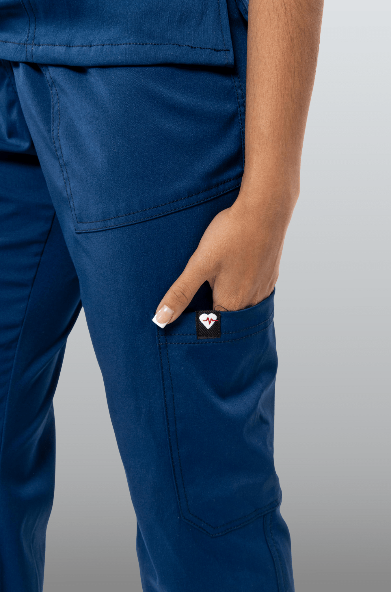 PANTALÓN MÉDICO JOGGER PARA SCRUB ATENAS MUJER #Color_Azul Marino