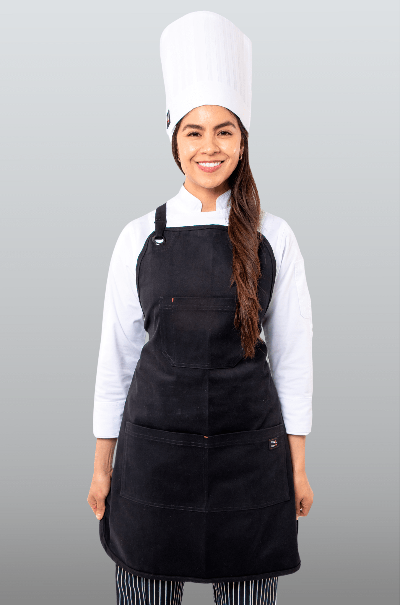 MANDIL DE CHEF PRAGA DE GABARDINA