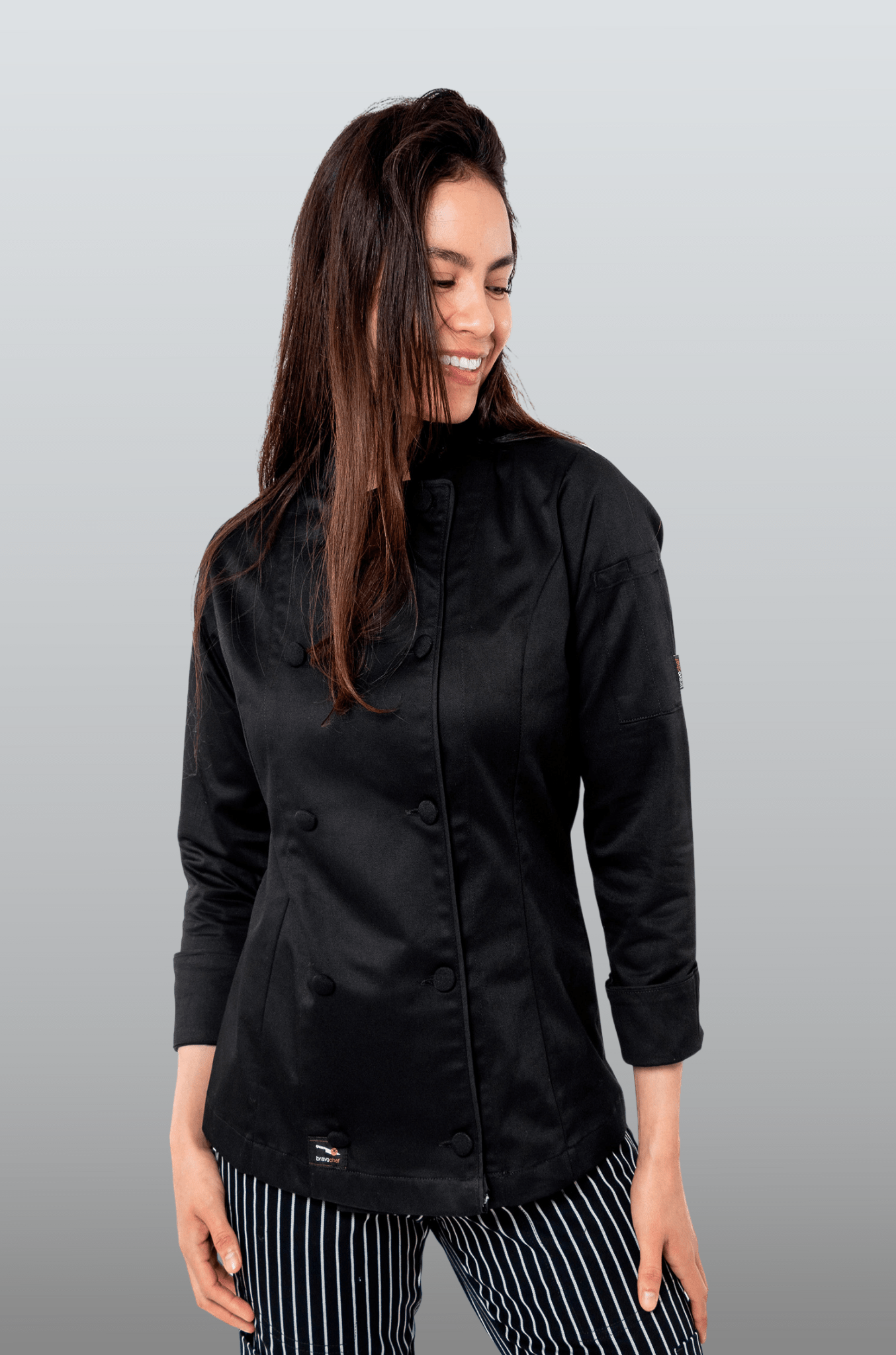 FILIPINA CHEF CORTE REGULAR VENECIA MUJER #Color_Negro