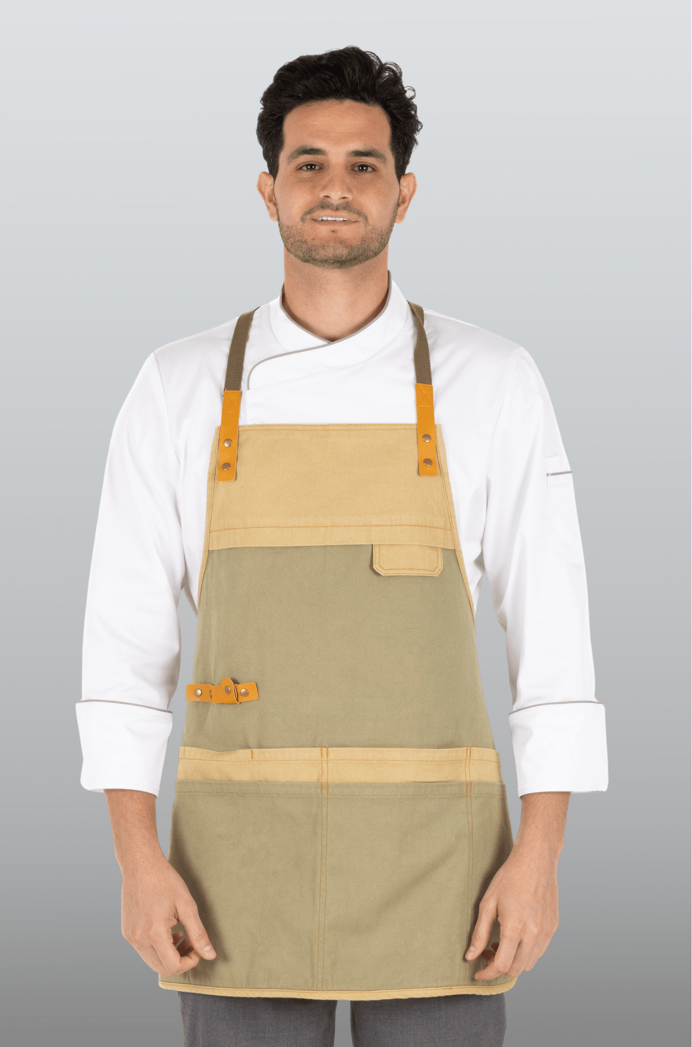 MANDIL SANTIAGO PETO VERDE UNISEX