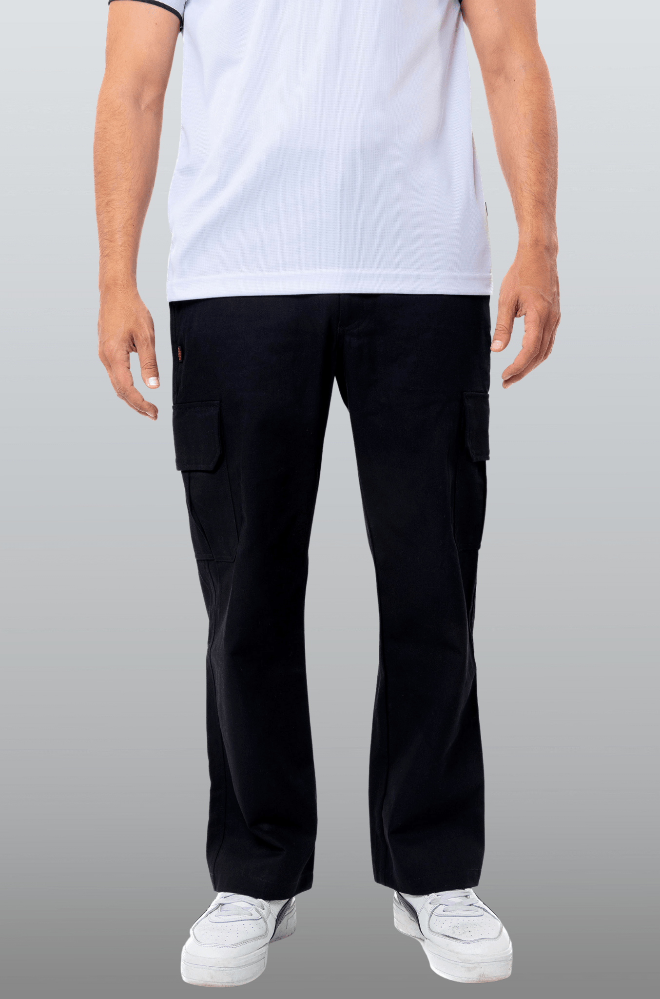 PANTALÓN DE TRABAJO TIPO CARGO TORONTO HOMBRE #Color_Negro