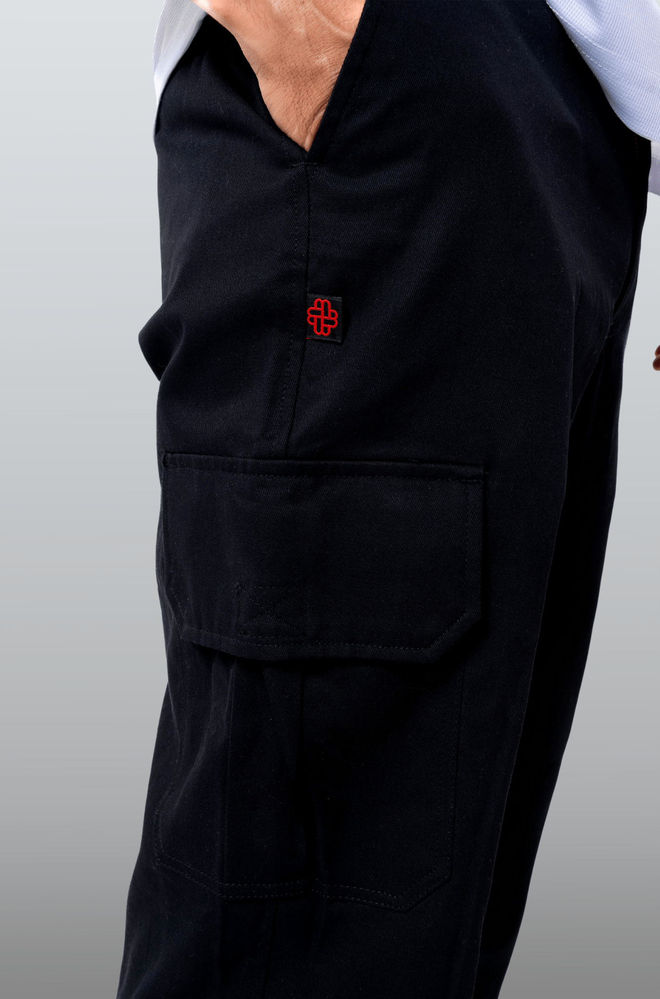 PANTALÓN DE TRABAJO TIPO CARGO TORONTO HOMBRE #Color_Negro