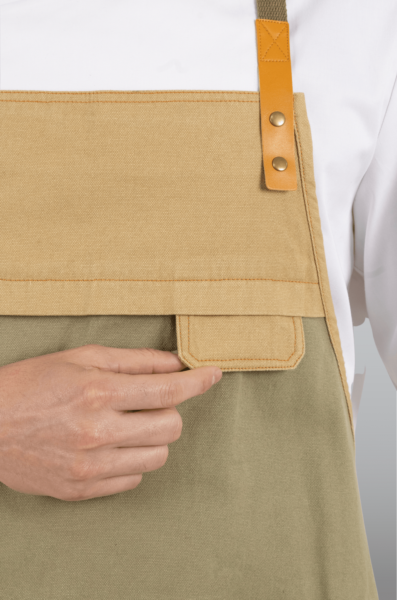 MANDIL SANTIAGO PETO VERDE UNISEX