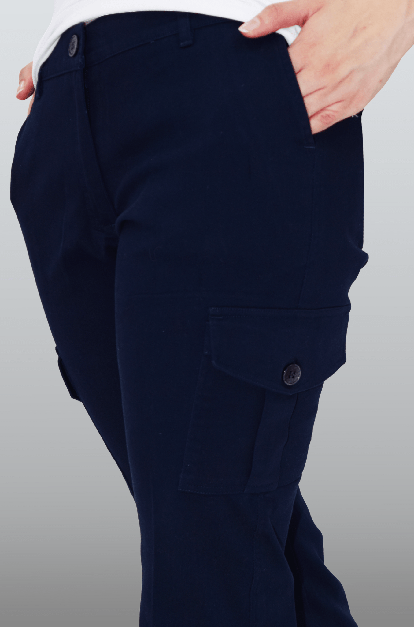 PANTALÓN CARGO JOGGER LORETO MUJER #Color_Azul Marino