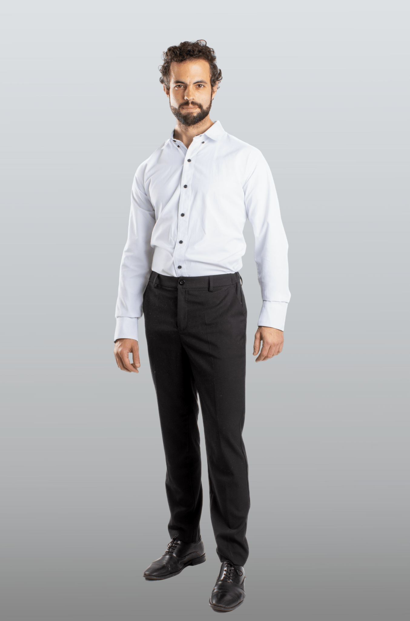 PANTALON RECTO VALENCIA CABALLERO #Color_Negro