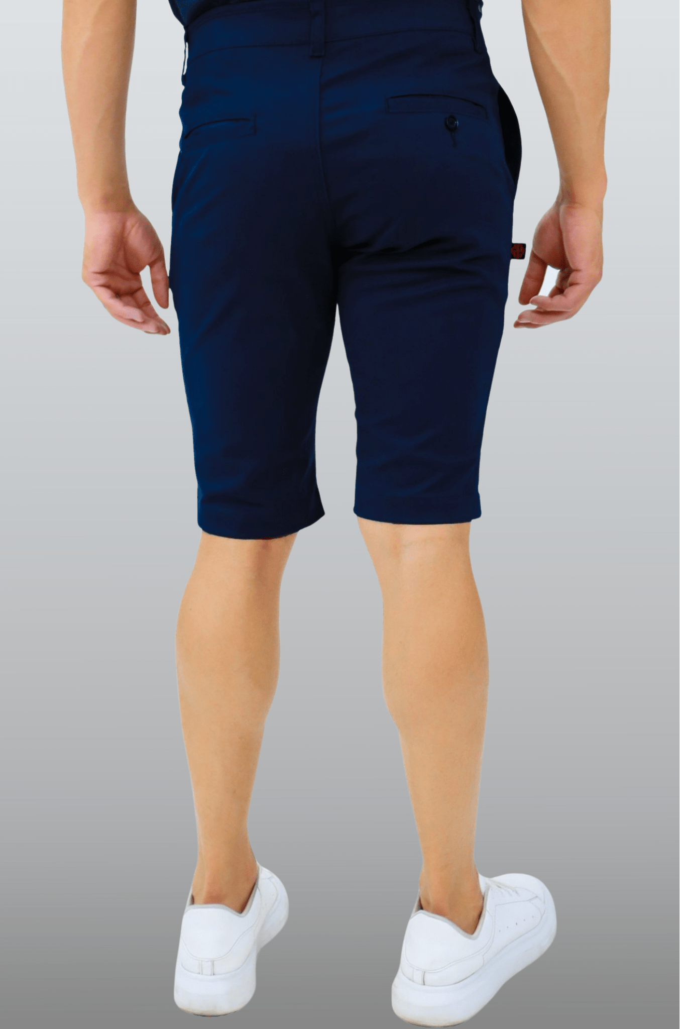 BERMUDA CASUAL DE GABARDINA ATLANTA HOMBRE #Color_Azul Marino