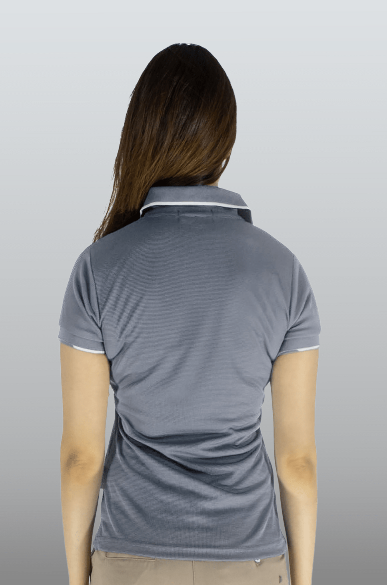 PLAYERA POLO BUENOS AIRES MUJER #Color_Gris