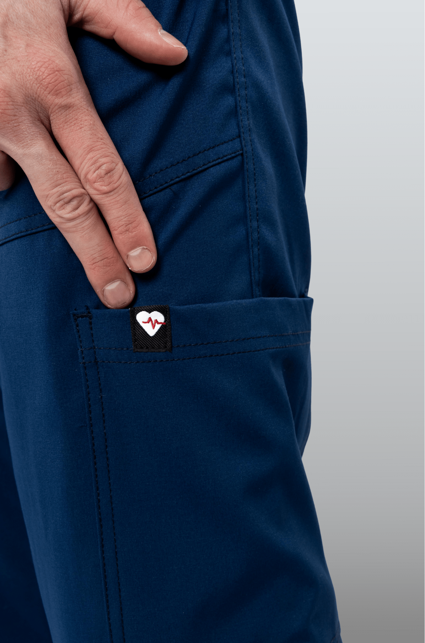 PANTALÓN MÉDICO JOGGER PARA SCRUB ATENAS HOMBRE #Color_Azul Marino