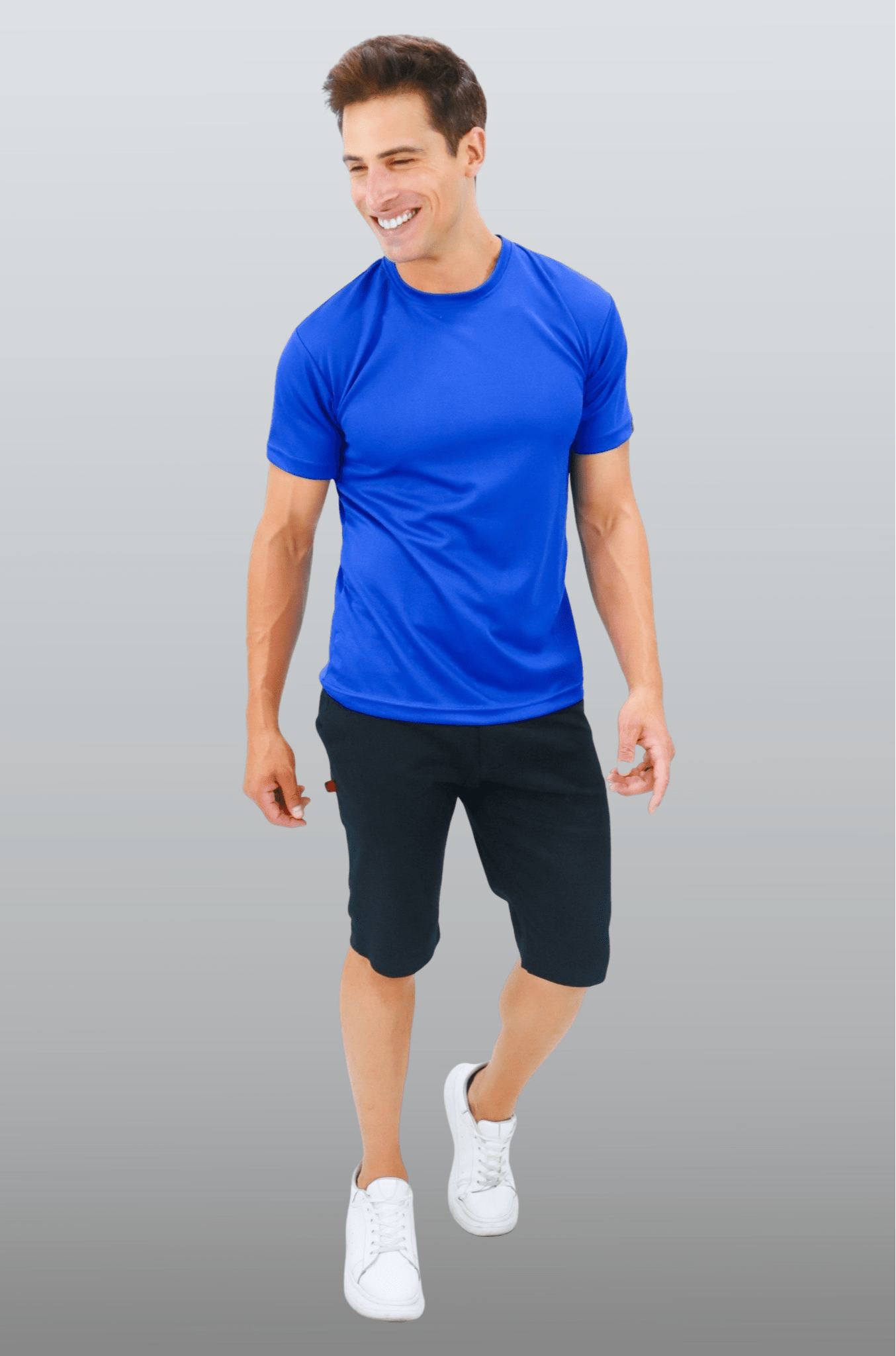 BERMUDA CASUAL DE GABARDINA ATLANTA HOMBRE #Color_Negro