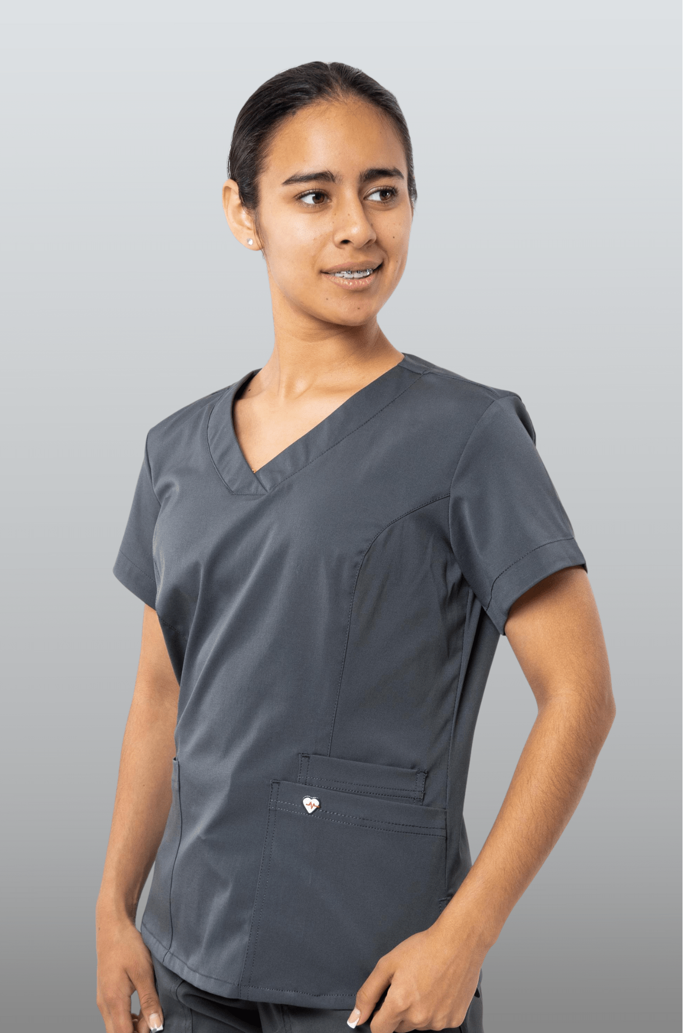 FILIPINA MÉDICA PARA SCRUB CAMBRIDGE MUJER #Color_Gris