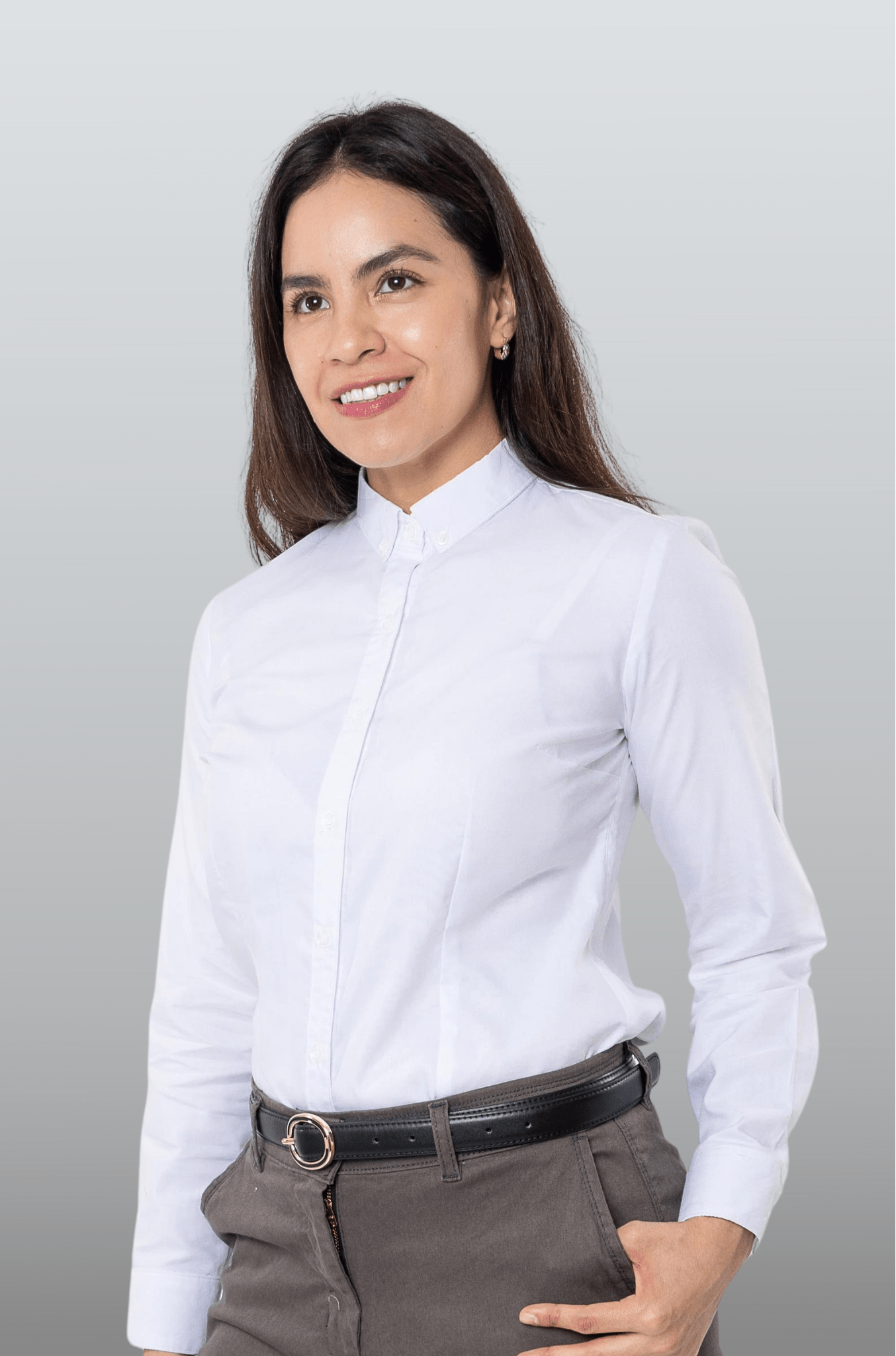 CAMISA BÁSICA MANGA LARGA MONCLOVA MUJER #Color_Blanco