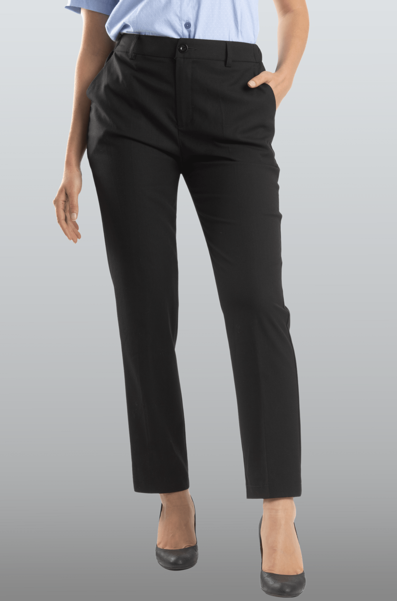 PANTALON RECTO VALENCIA DAMA #Color_Negro