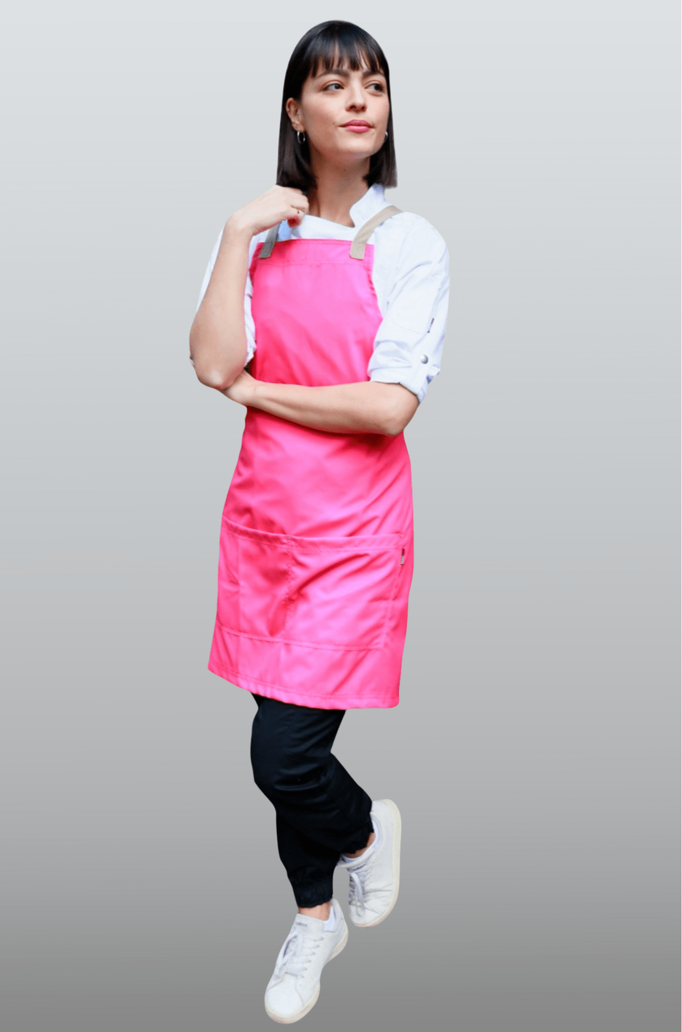 MANDIL DE PETO LIMA #Color_Oro Rosa