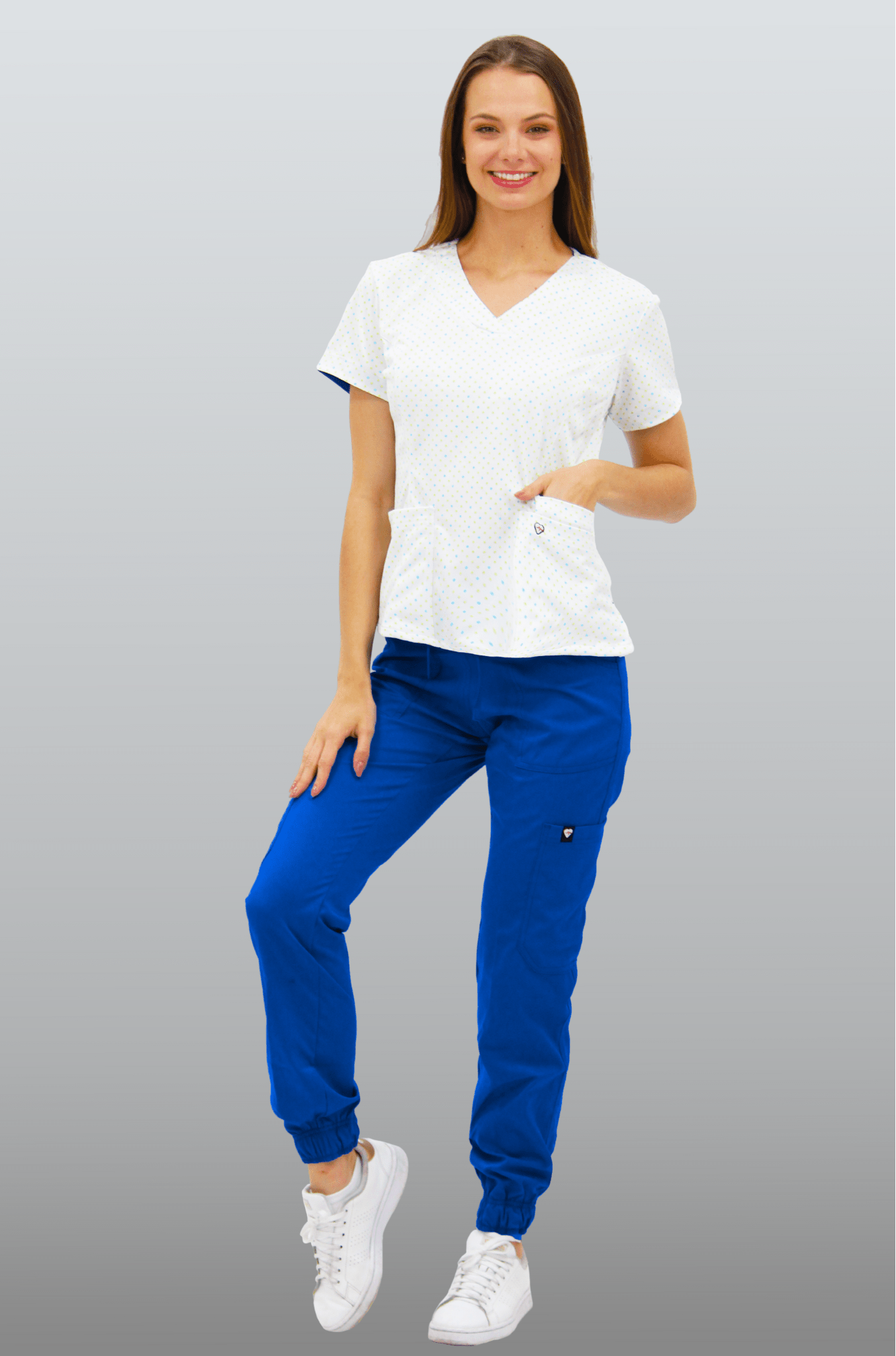 PANTALÓN MÉDICO JOGGER PARA SCRUB ARGOS MUJER #Color_Azul