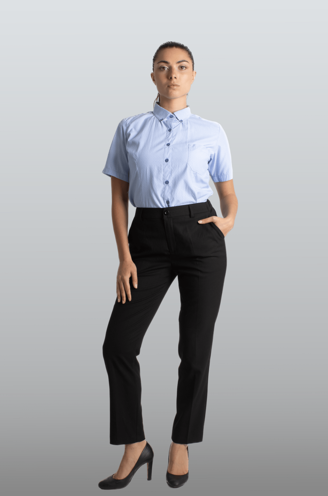 PANTALON RECTO VALENCIA DAMA #Color_Negro