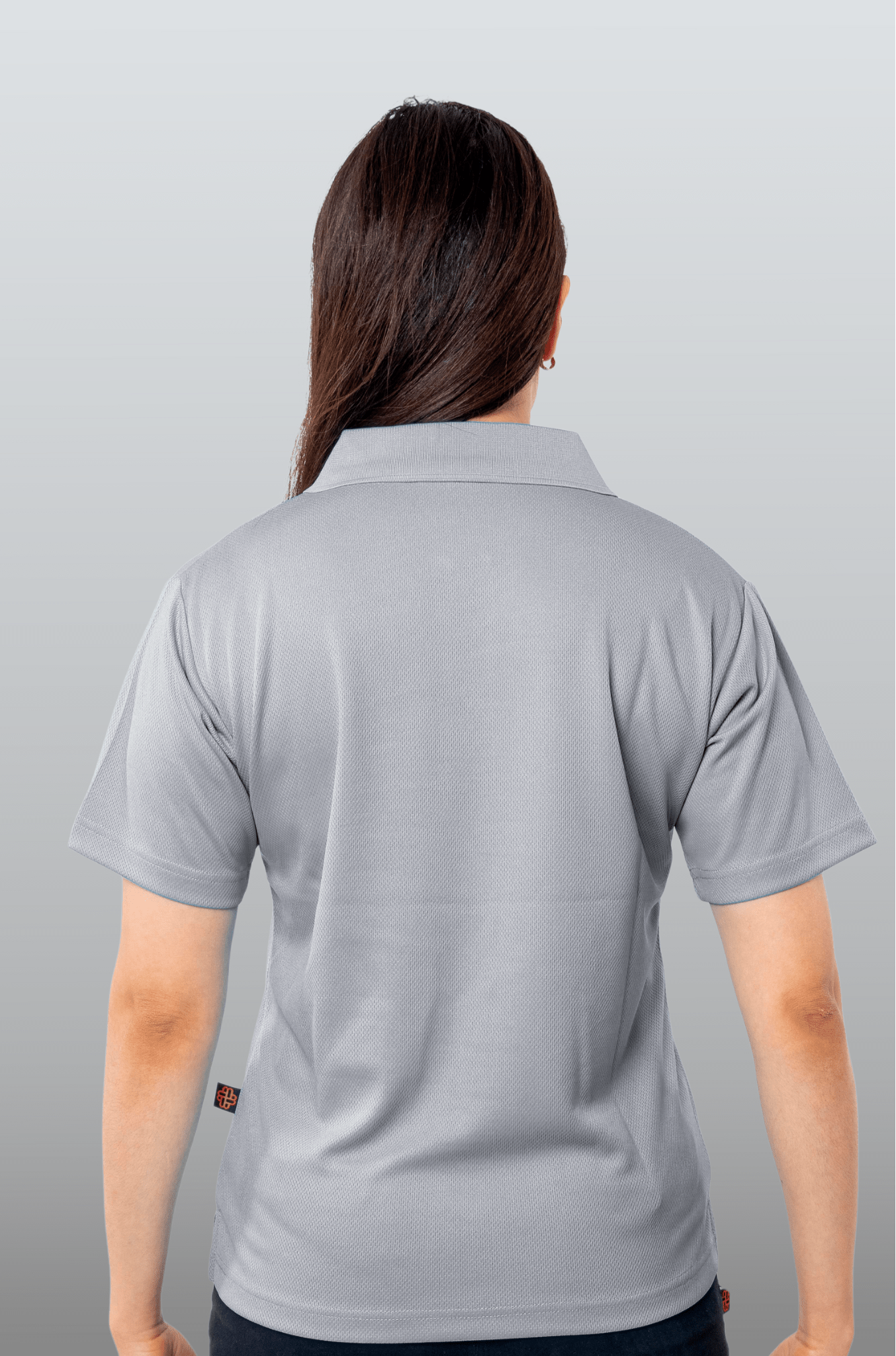 PLAYERA POLO CARACAS MUJER #Color_Gris
