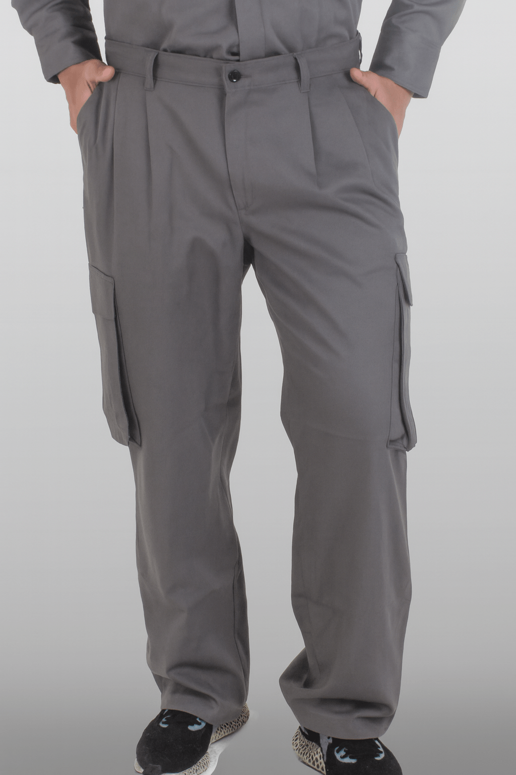PANTALÓN INDUSTRIAL TIPO CARGO BANGKOK HOMBRE #Color_Gris