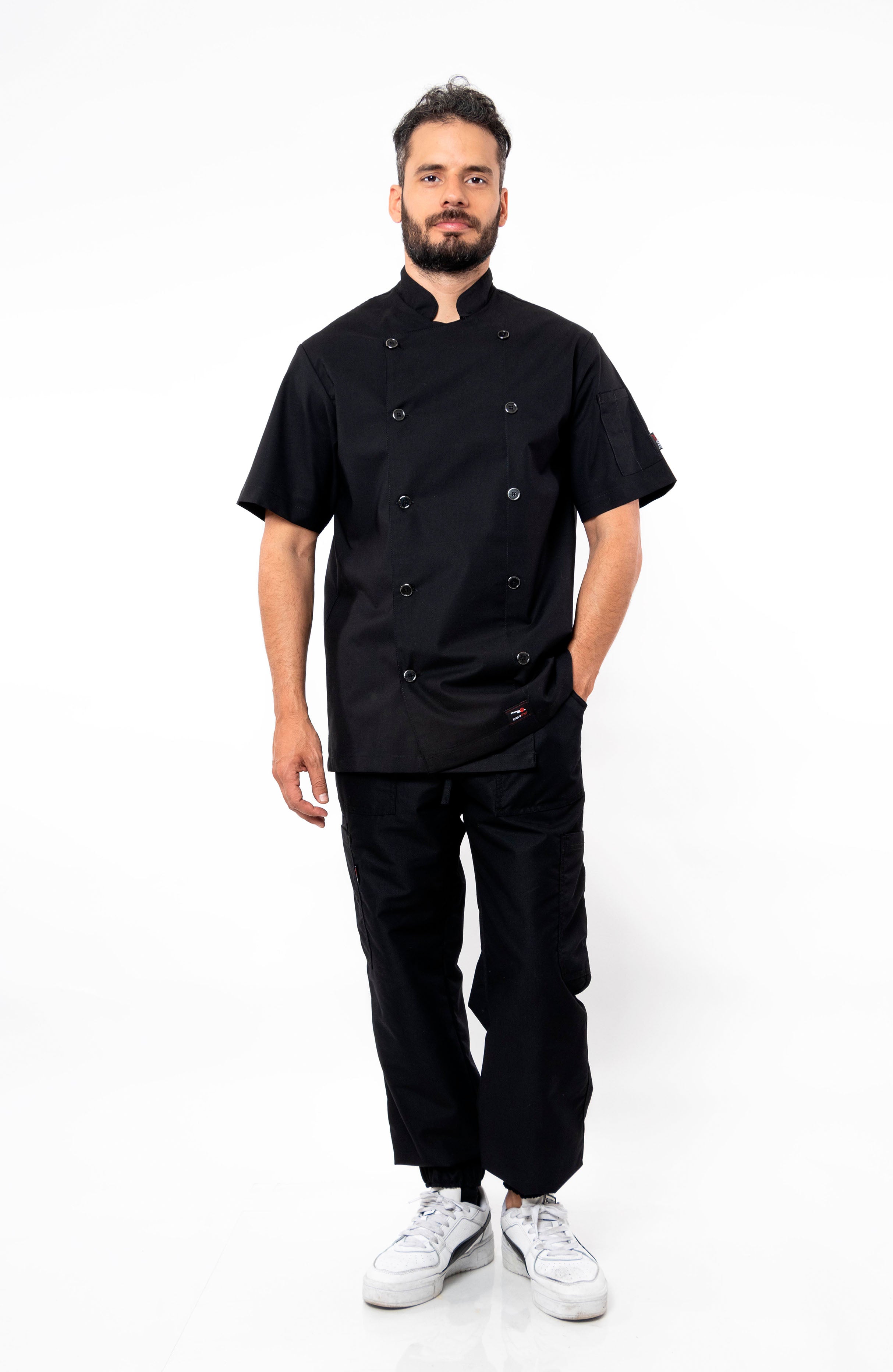 FILIPINA CHEF MANGA CORTA HONOLULU HOMBRE #Color_Negro
