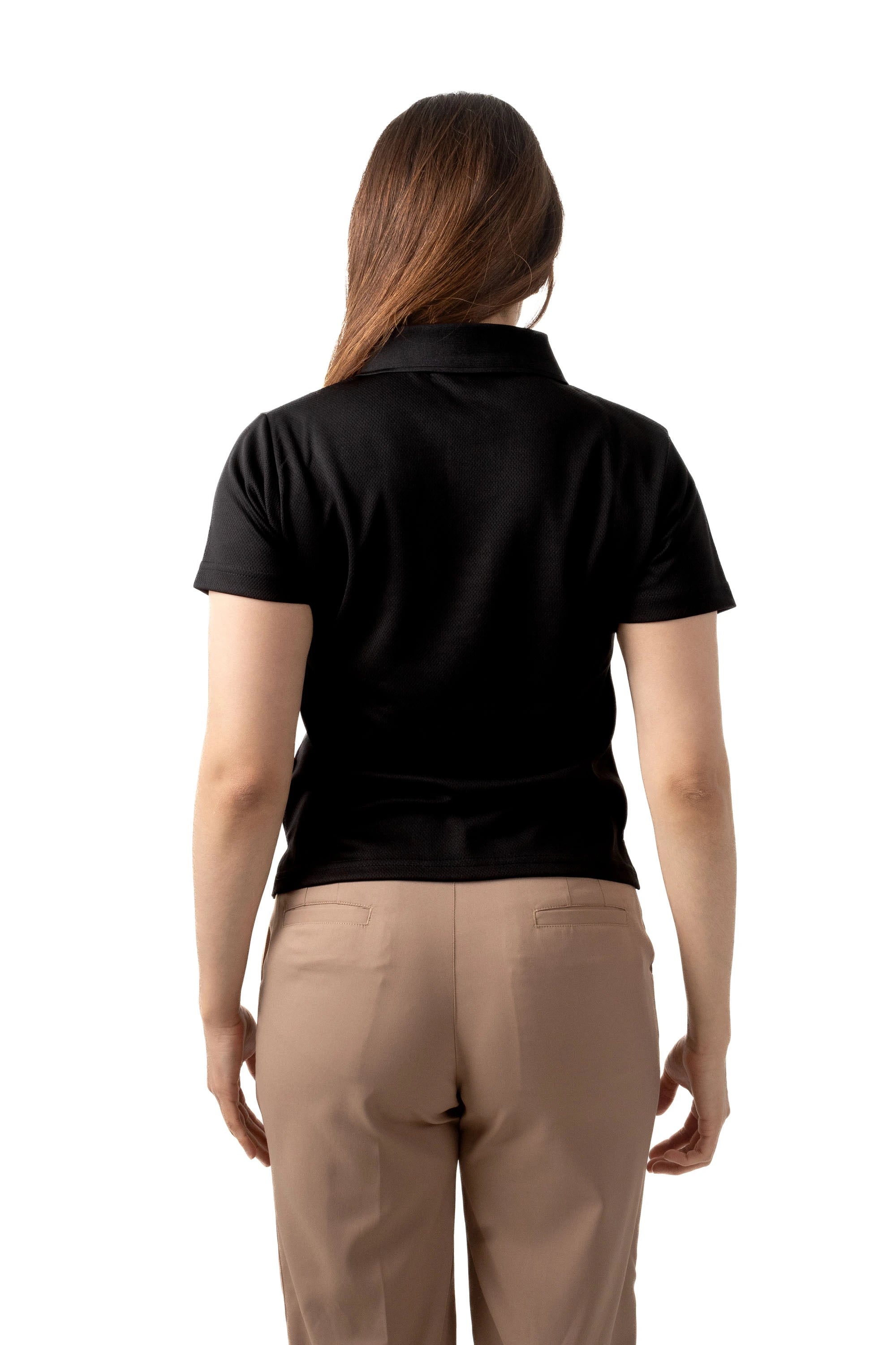 PLAYERA POLO CARACAS DAMA #Color_Negro