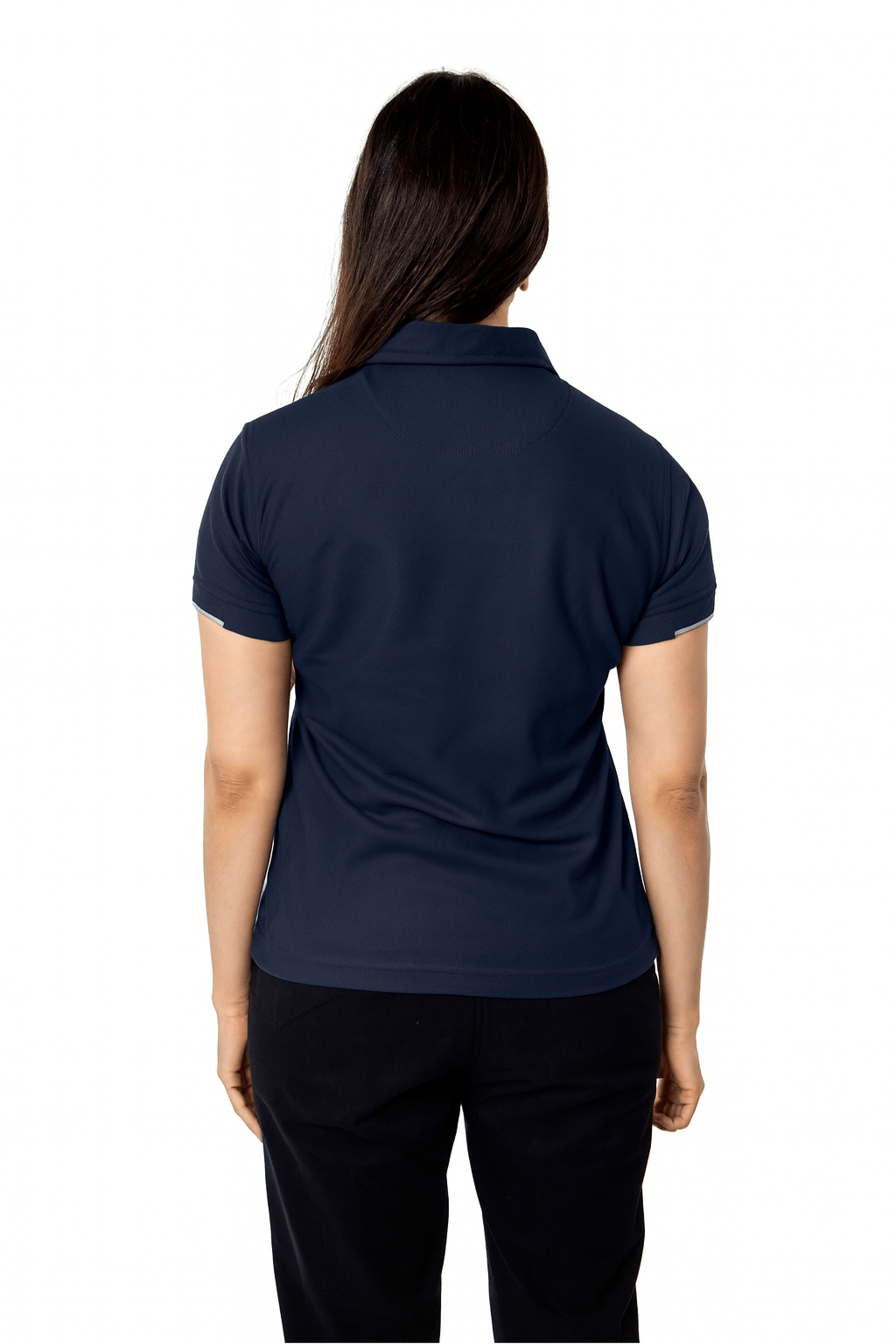 PLAYERA POLO SUSTENTABLE BILBAO MUJER #Color_Azul Marino