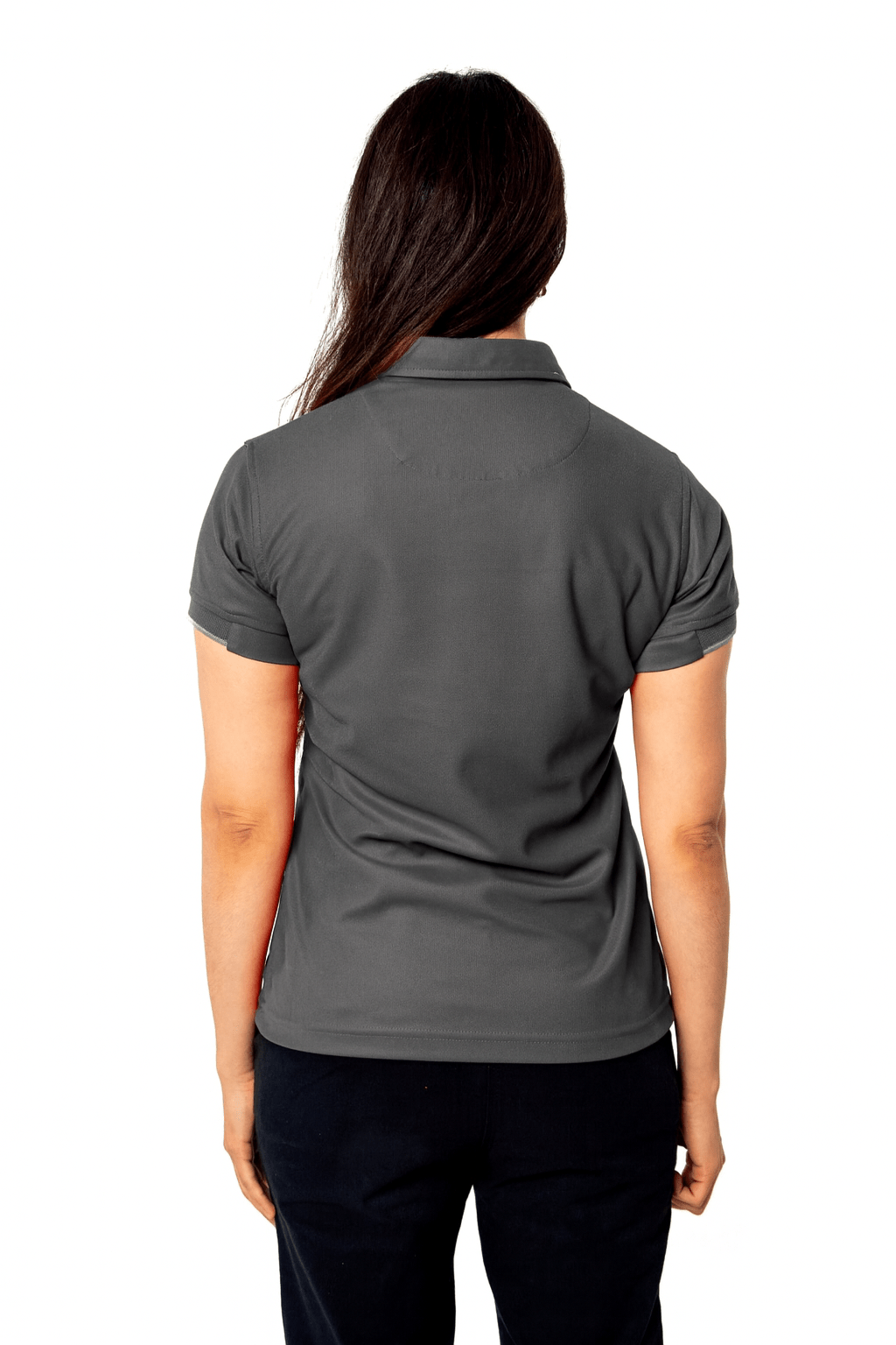 PLAYERA POLO SUSTENTABLE BILBAO MUJER #Color_Gris