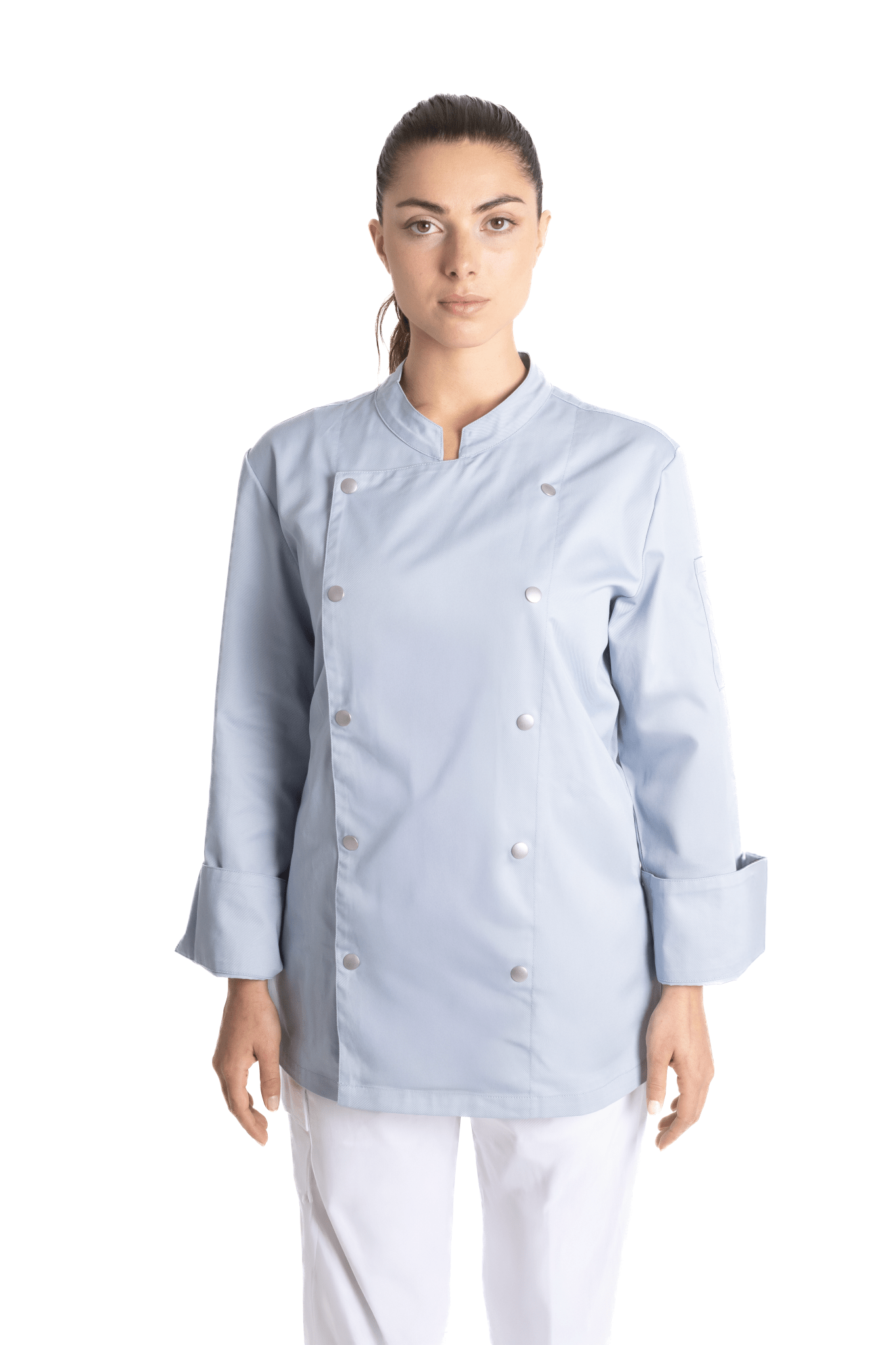 FILIPINA DE CHEF HOMBRE MANILA MANGA 3/4 #Color_AZUL CIELO