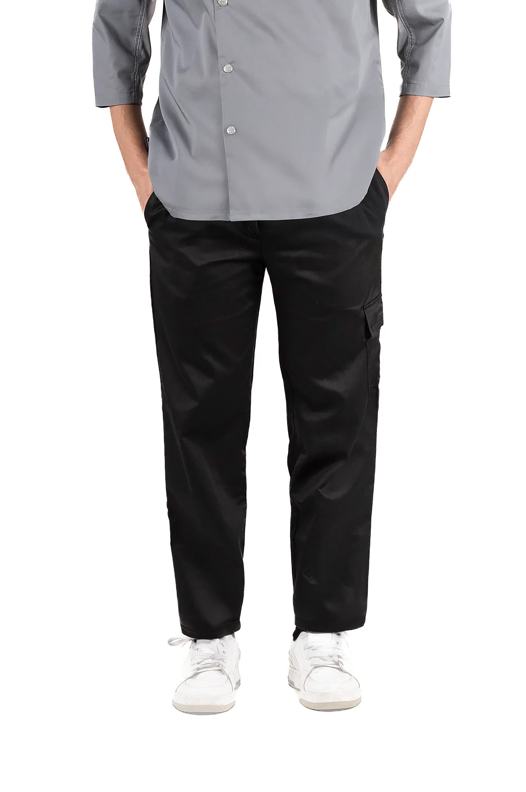 PANTALON DELHI CHEF CABALLERO #Color_Negro