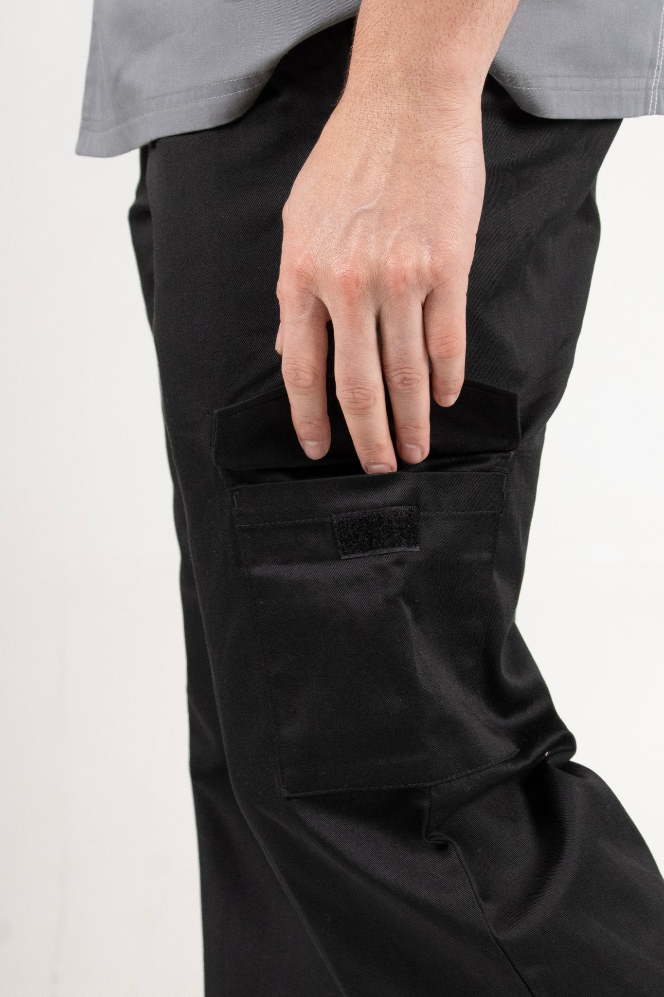 PANTALON DELHI CHEF CABALLERO #Color_Negro #Genero_Caballero