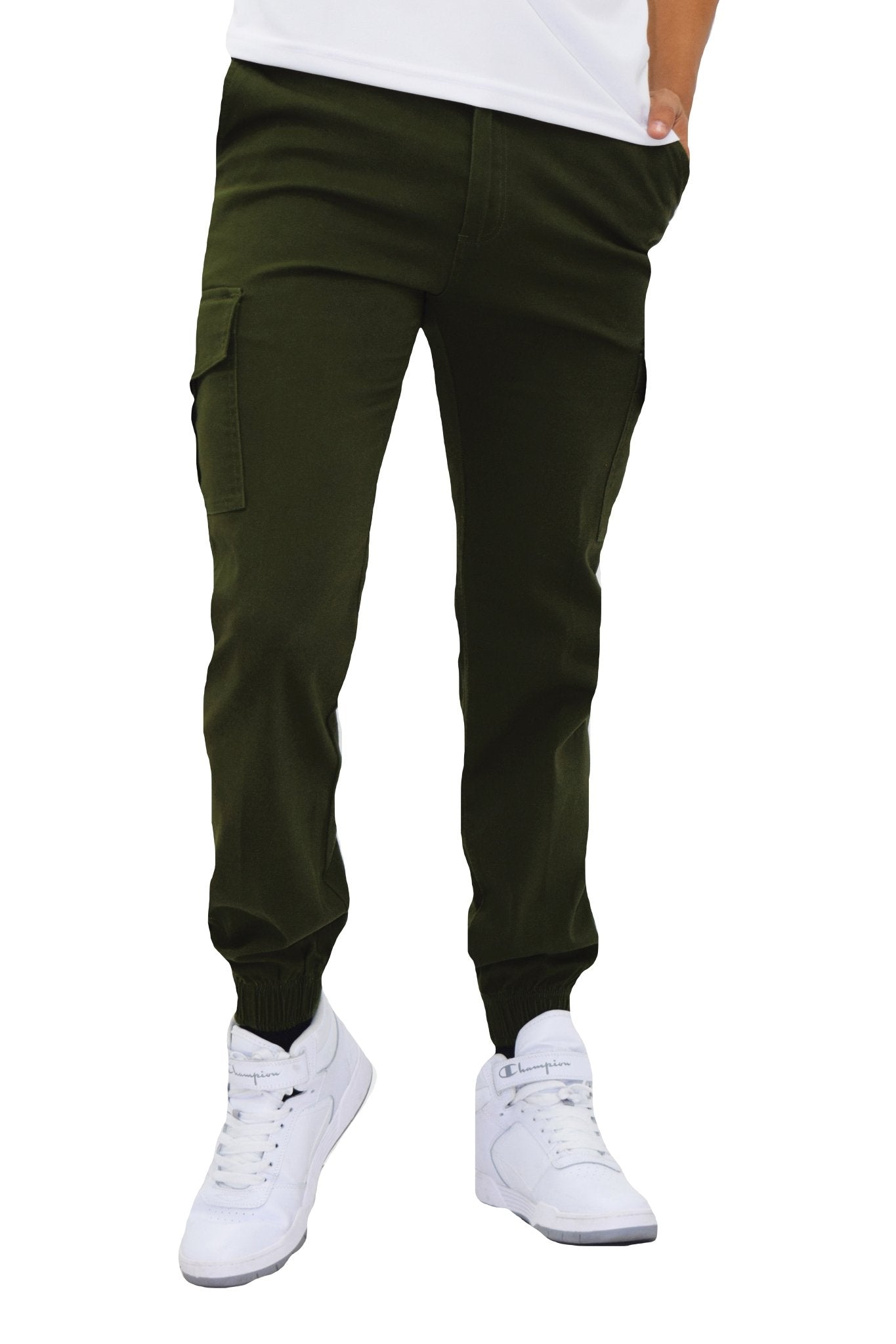 PANTALÓN CARGO JOGGER LORETO HOMBRE #Color_Verde