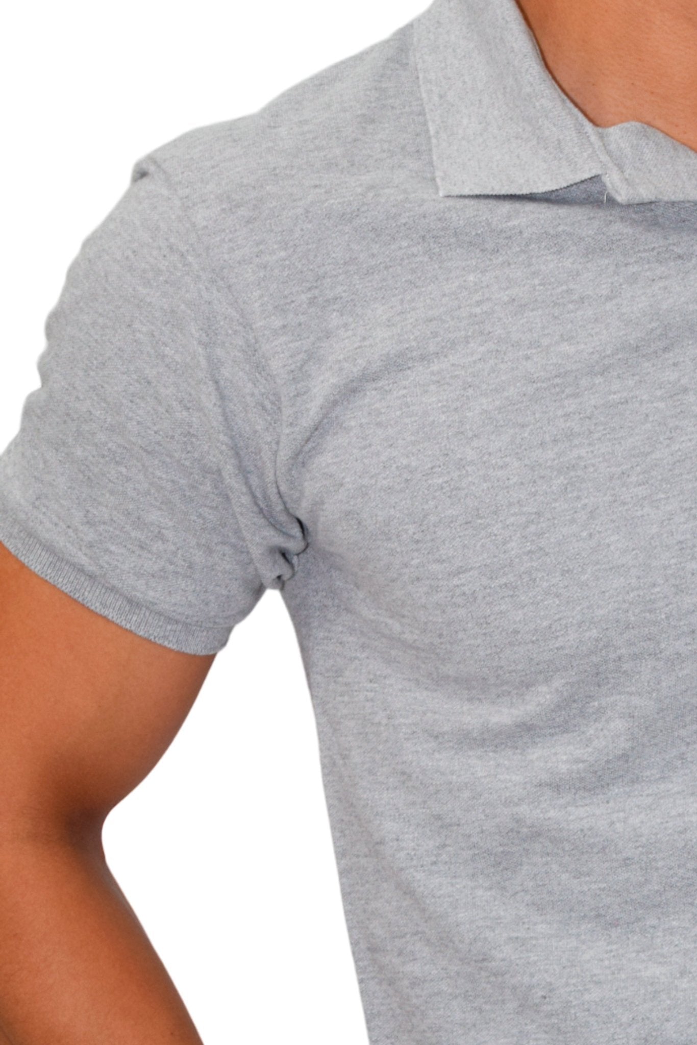 PLAYERA TIPO POLO ESTAMBUL HOMBRE  #Color_Gris