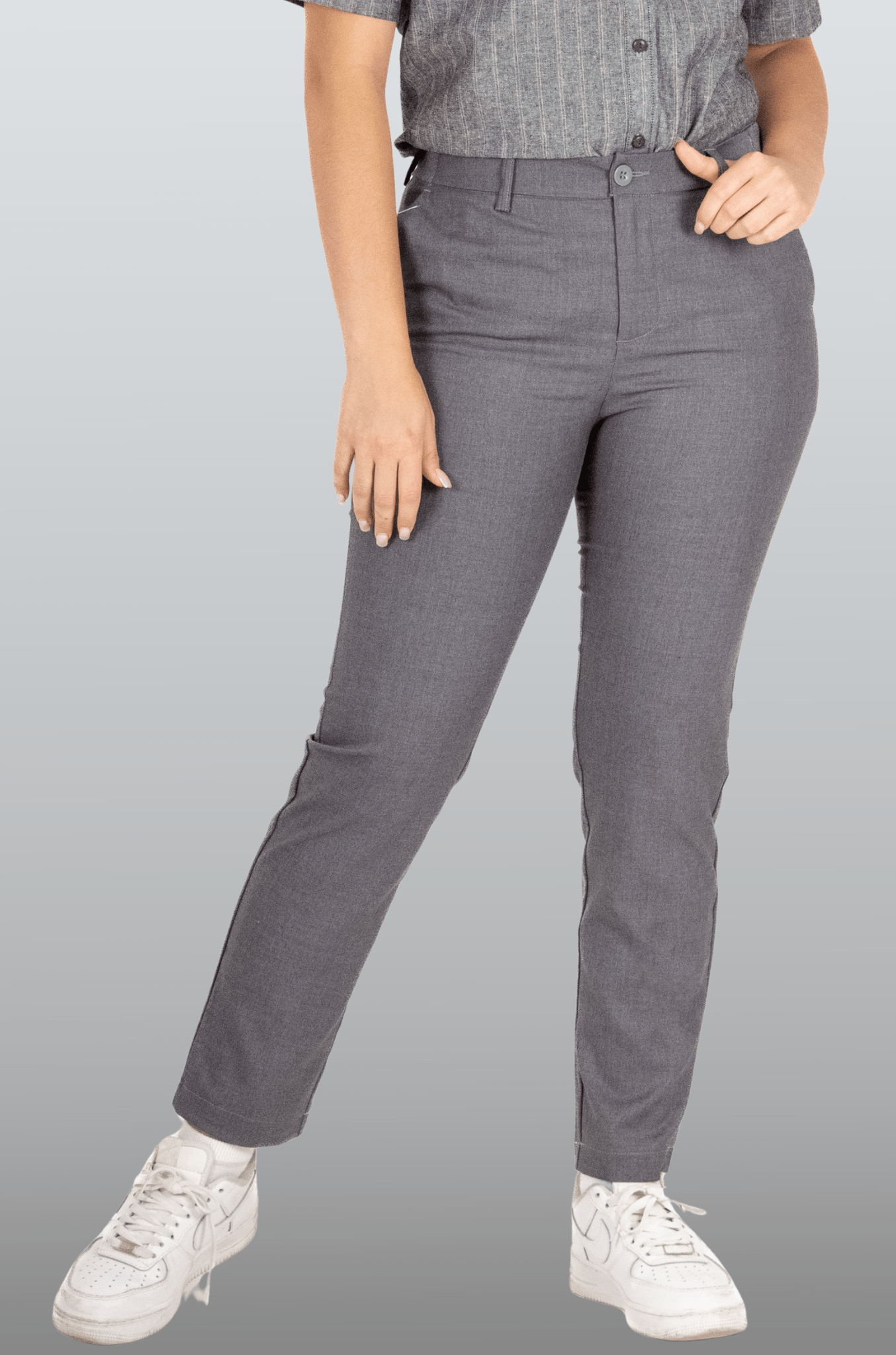PANTALON RECTO VALENCIA DAMA #Color_Gris