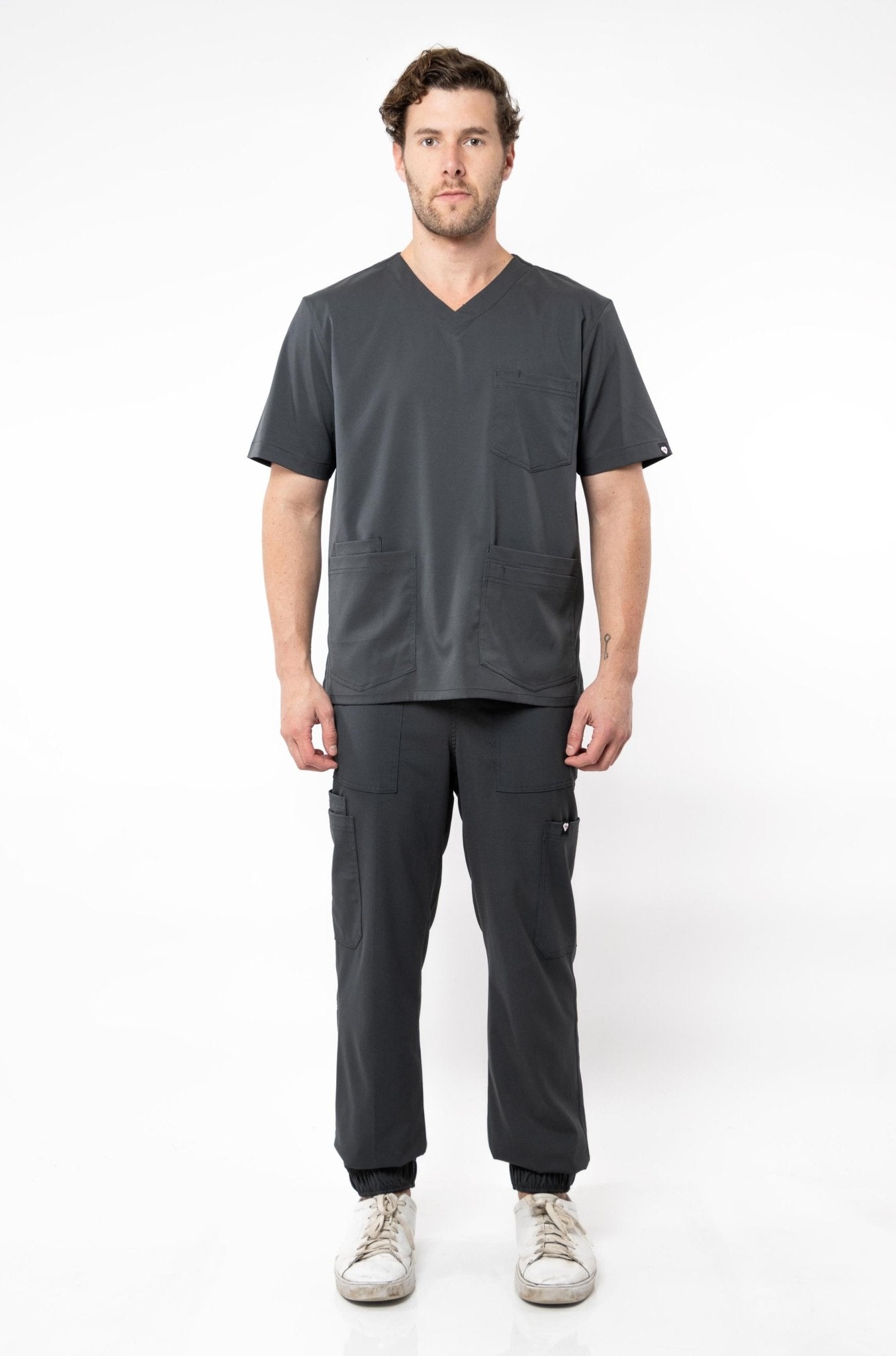 FILIPINA MÉDICA PARA SCRUB CAMBRIDGE HOMBRE #Color_Gris