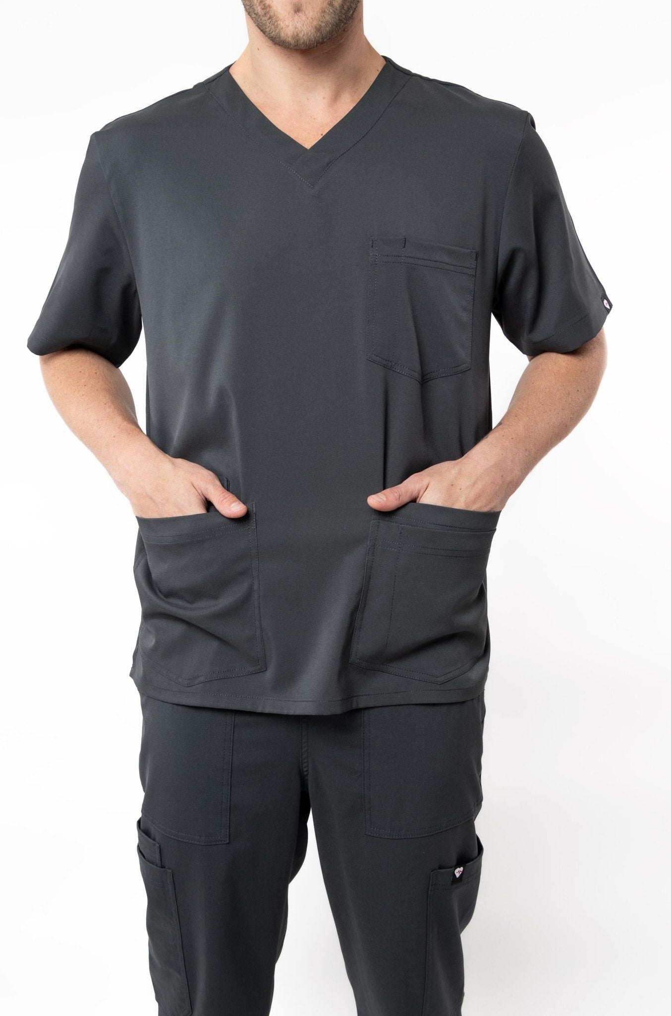 FILIPINA MÉDICA PARA SCRUB CAMBRIDGE HOMBRE #Color_Gris